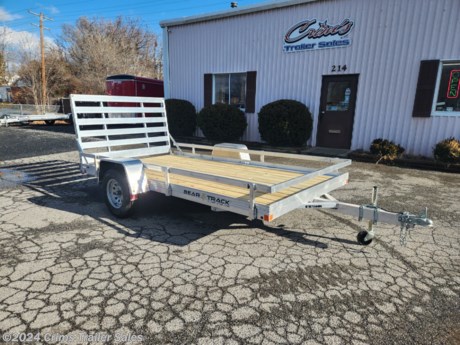 &lt;p&gt;6&#39;4&quot; x12&#39; aluminum wood deck trailer with single rail, torsion axle, steel wheels, rear gate will fold onto deck or down to load, protected wiring system.&lt;/p&gt;