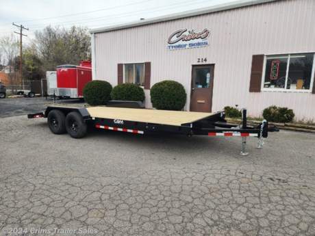 &lt;p&gt;20&#39; wood deck car trailer, 10k gross weight, removable fender on drivers side, pull out ramps, adjustable coupler, drop leg 7k jack, 4 D-rings, stake pockets, electric brakes on both axles, spare tire mount.&lt;/p&gt;