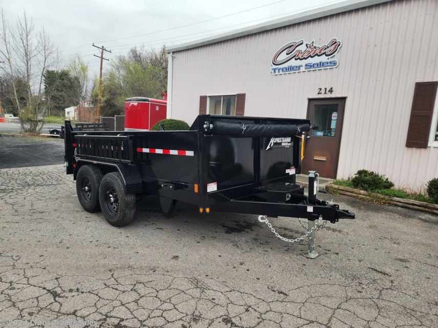 New 2024 Homesteader Dump Trailers 7x12 available in Front Royal, Virginia