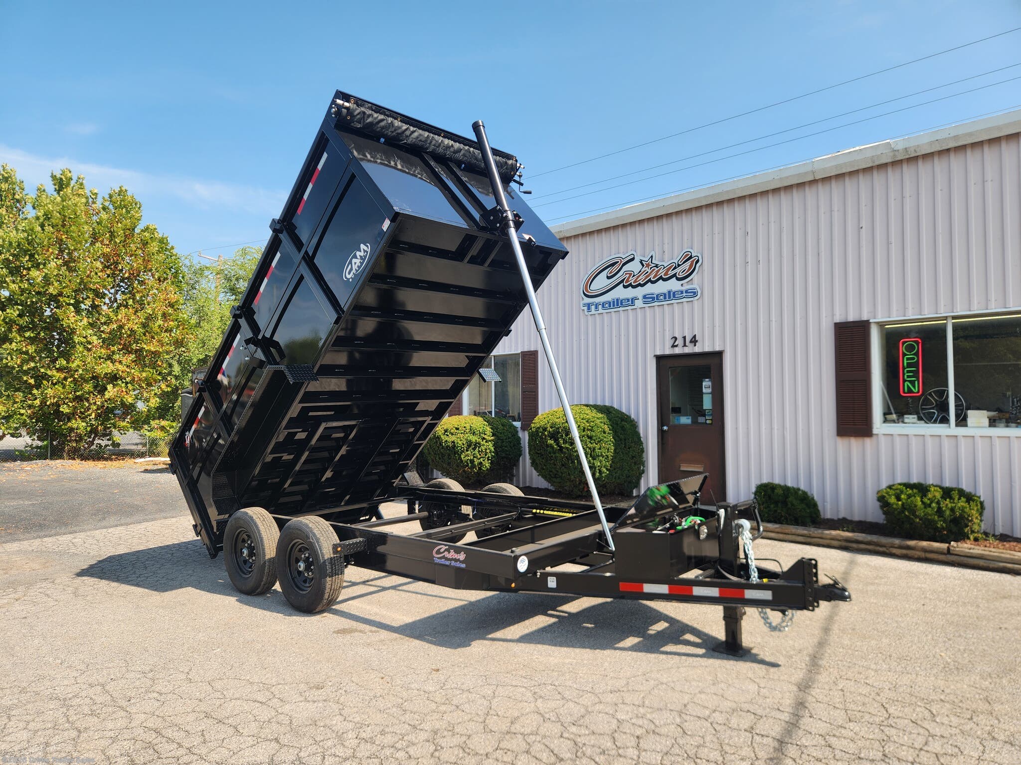 2026 CAM Superline 7x14 4' sides - New Dump Trailer for sale by Crims Trailer Sales in Front Royal, Virginia