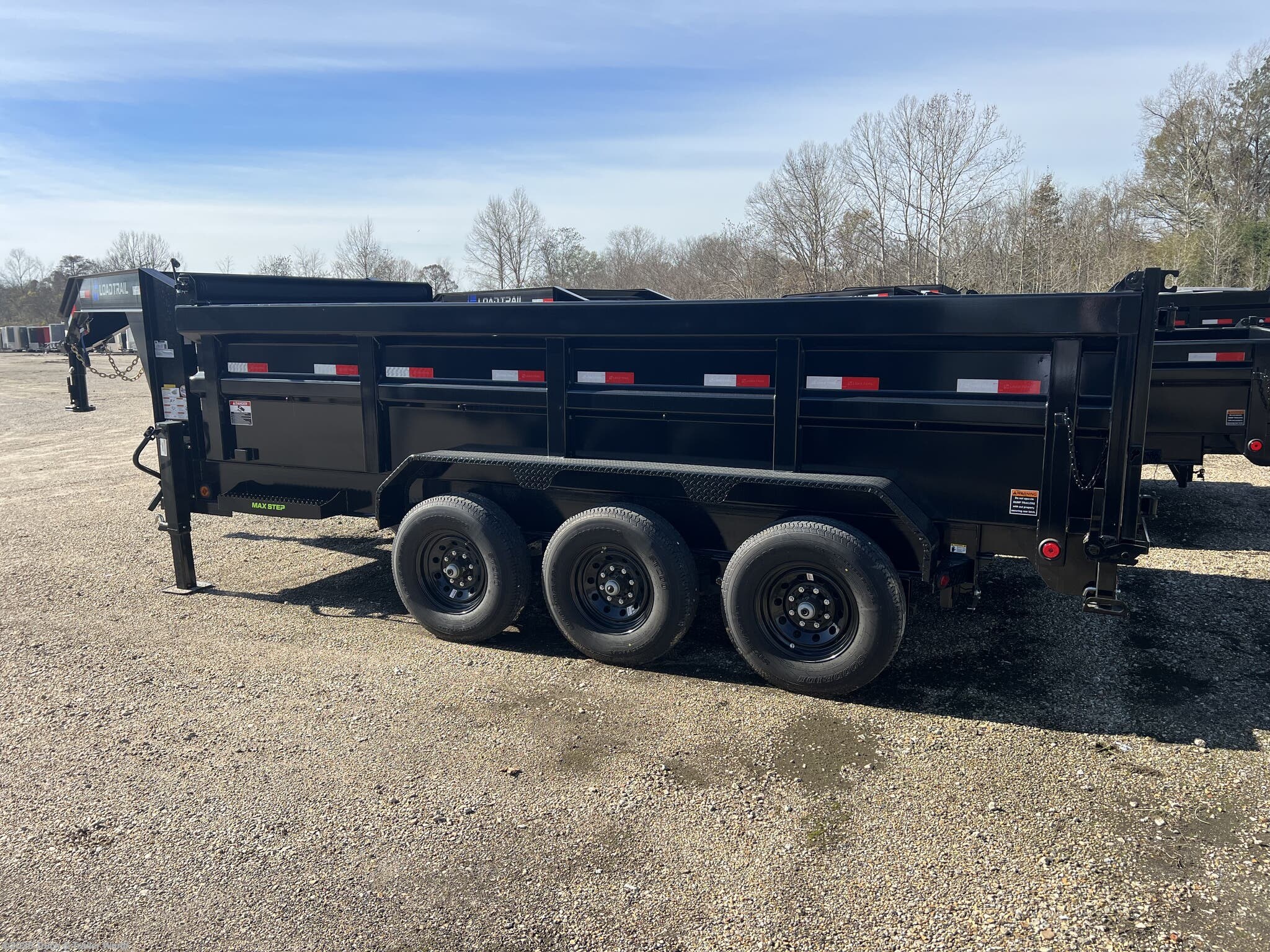 New 2024 Load Trail DG 83" x 16' Triple Axle Gooseneck Low-Pro Dump Trail available in Denham Springs, Louisiana
