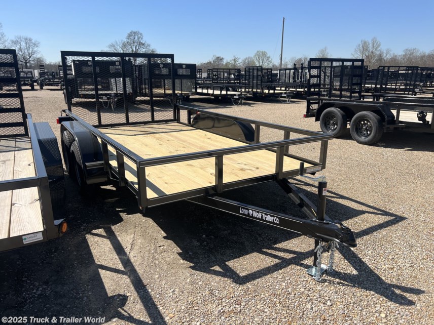 New 2025 Lone Wolf Trailers 77&quot; x 12&apos; Tandem Axle Utility available in Denham Springs, Louisiana