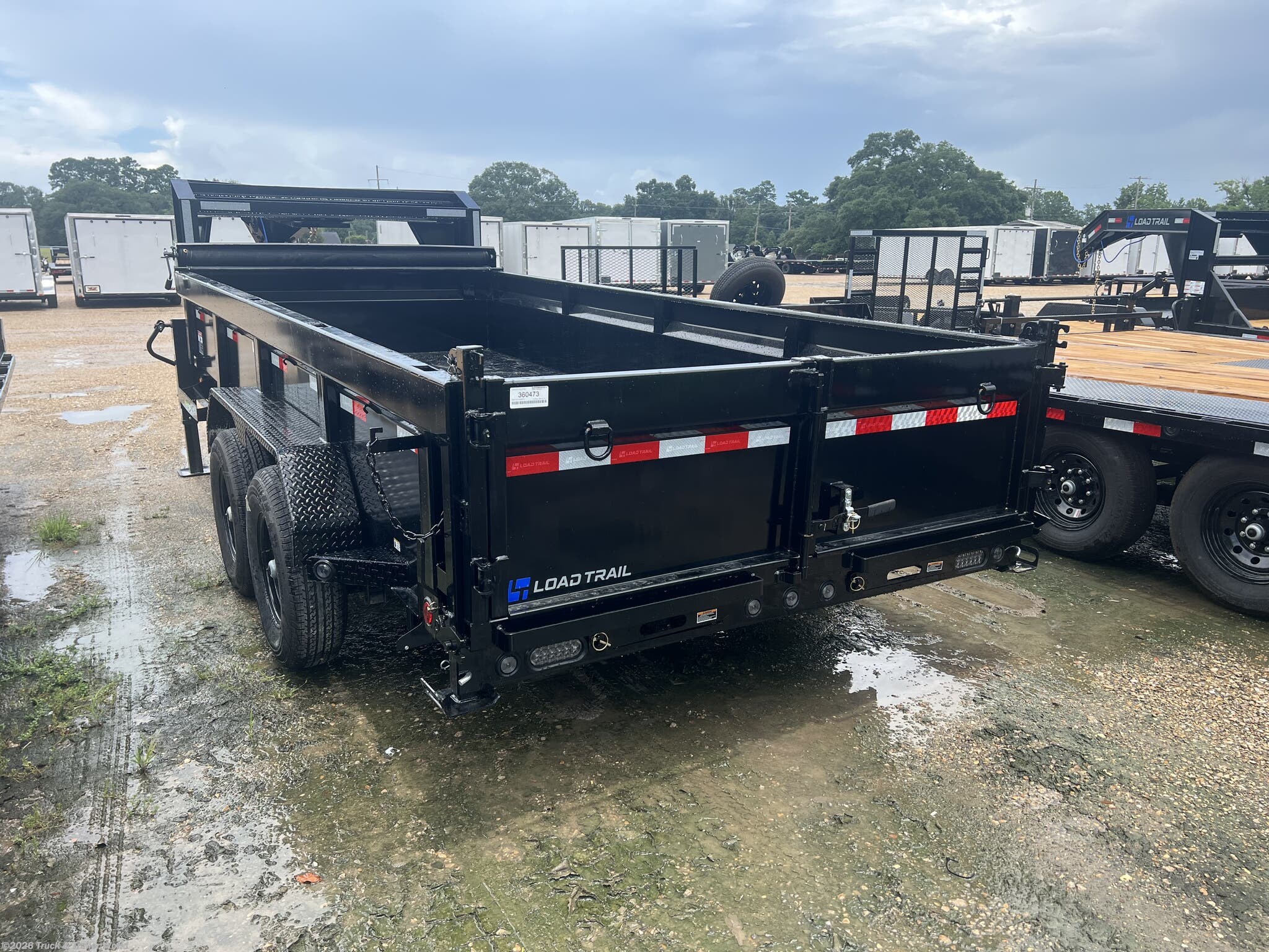 2025 DG 83" x 16' Tandem Axle Gooseneck Low-Pro Dump Trail by Load Trail from Truck & Trailer World in Denham Springs, Louisiana