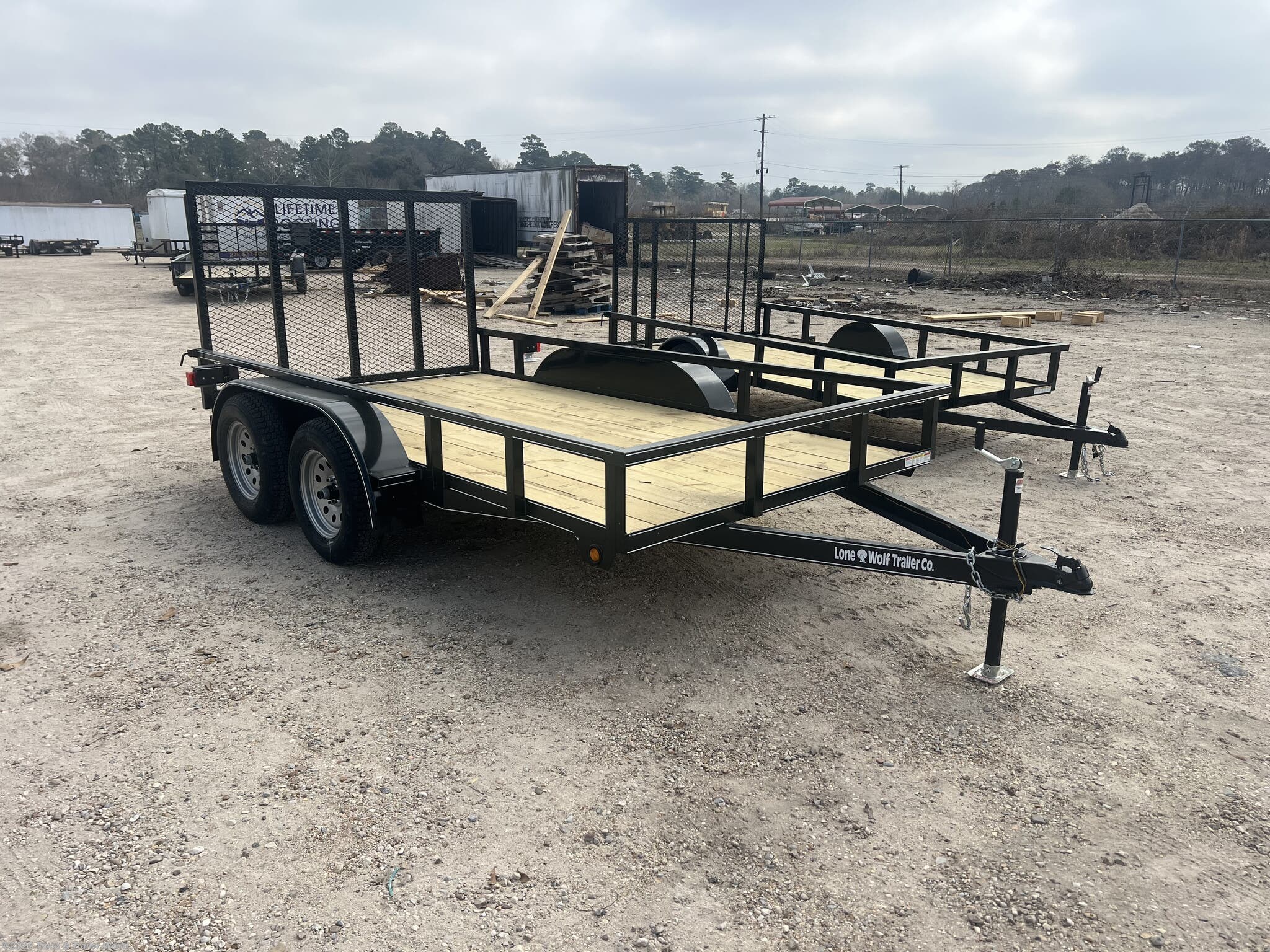 2026 Lone Wolf Trailers 77' x 12' Tandem Axle Utility