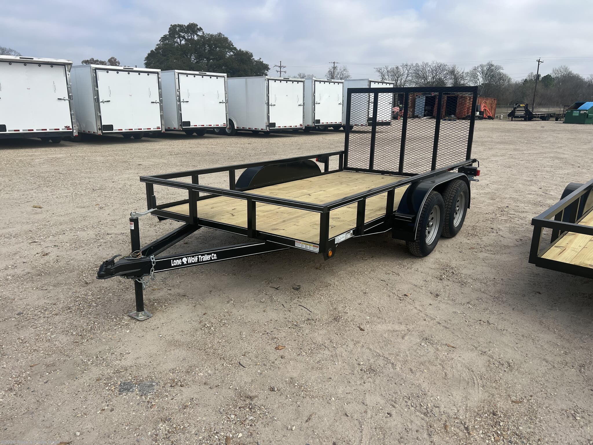 2026 Lone Wolf Trailers 77' x 12' Tandem Axle Utility - New Utility Trailer for sale by Truck & Trailer World in Denham Springs, Louisiana
