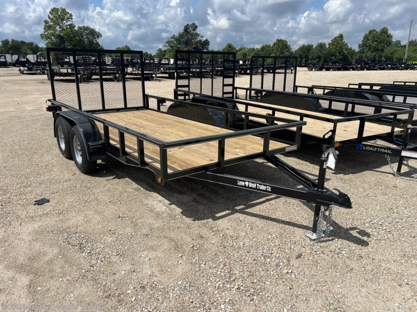 New 2026 Lone Wolf Trailers 77' x 14' Tandem Axle Utility available in Denham Springs, Louisiana