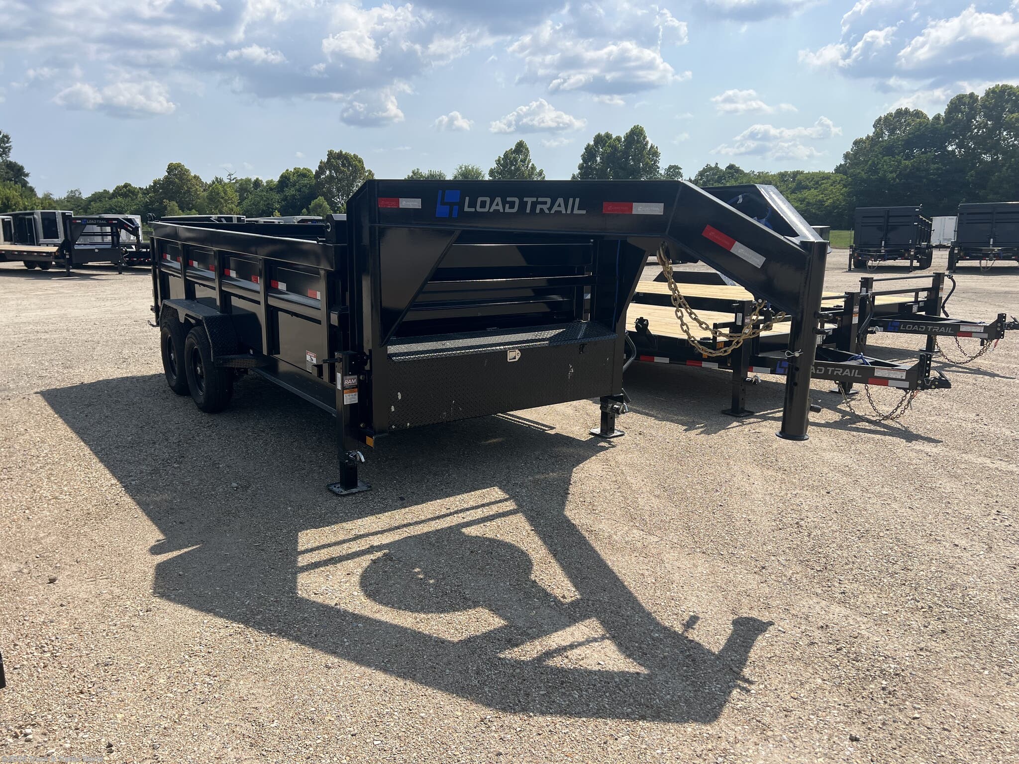 2027 Load Trail DG 83" x 16' Tandem Axle Gooseneck Low-Pro Dump - New Dump Trailer for sale by Truck & Trailer World in Denham Springs, Louisiana