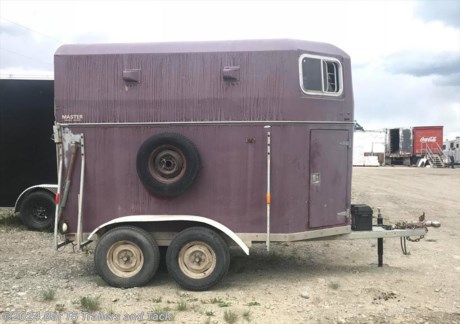 &lt;span style=&quot;font-family: Arial, Helvetica, sans-serif; font-size: 16px;&quot;&gt;This trailer has not been inspected and sells as is.&lt;/span&gt;&lt;br /&gt;
&lt;br /&gt;
&lt;span style=&quot;font-family: Arial, Helvetica, sans-serif; font-size: 16px;&quot;&gt;&lt;span style=&quot;font-weight: bold; font-size: 16px;&quot;&gt;Standard Features&amp;nbsp;&lt;/span&gt;&lt;br /&gt;
	- (2) #3500 axles&amp;nbsp;&lt;br /&gt;
	- 4 wheel brakes&lt;br /&gt;
	- Fibreglass body&amp;nbsp;&lt;br /&gt;
	- Ramp&lt;br /&gt;
	- Extra tall&lt;br /&gt;
	- Good tires&lt;br /&gt;
	- Spare&amp;nbsp;&lt;br /&gt;
	- Padded divider and walls&lt;br /&gt;
	- Rubber mats&amp;nbsp; &lt;/span&gt; 