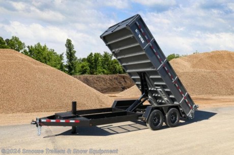 NEW 2022 BWise 6&#39;10&quot; x 16 HD Lo Pro Equipment Dump w/ Aluminum Ramps &amp; Hydraulic Jack
CASH OR CHECK PRICE $16,999!!!
MODEL: DLP16-17 - STOCK PHOTO SHOWN - TRAILER IS ALL GRAY
GVW: 17600#
Unladen: 4860#
Payload: 12740#
MATCHING GRAY TARP KIT ADDED
DECK WIDTH: 82&quot;
DECK HEIGHT: 27&quot;
FRAME: 8&quot; Tube Frame
CROSSMEMBER: 3&quot; Channel
DUMP SIDES: 22.5&quot; - 12 GA
FLOORING: 10 GA One-Piece Steel
FENDERS: Treadplate Steel
HOIST: HD Hoist w/ 5&quot; Cylinder
DUMP GATE: Combo Barn Door/Spreader/Tailgate
RAMPS: 6&#39; Slide-In Aluminum
AXLES: 2 - 8,000 lb. 4&quot; Drop Premium Axles
SUSPENSION: 7-Leaf Slipper
BRAKES: Electric Self Adjusting Brakes
TIRES: LT215/75R17.5 16 ply Radial
WHEEL: 17.5&quot; Black Mod Wheels
COUPLER: 2 5/16&quot; Adjustable Coupler
JACK: 10K Hydraulic Hyjacker
REAR SUPPORT JACKS: Rear Stabilizer Legs
TOOLBOX: Lockable Pump Box with Gas Shock
STAKE POCKETS: Full Height Stake Pockets
D-RING: 6 Side Mount Bolt-On
BATTERY: GR27 Deep Cycle
WIRING HARNESS: All-Weather Wiring Harness (7-way RV)
CHARGE WIRE: Charge Wire with Circuit Breaker
LIGHTING: Rubber Mount Lifetime LED Lights
WE ARE YOUR ONE STOP SHOP FOR ALL PENNDOT PAPERWORK, FINANCING &amp; INSPECTIONS WHEN YOU PURCHASE A TRAILER HERE AT SMOUSE&#39;S.
** FINANCING AVAILABLE FOR THOSE WHO QUALIFY
** FULL SERVICE CENTER TO INCLUDE INSPECTION,REPAIRS &amp; MODIFICATIONS
** WE STOCK TRAILER PARTS AND ACCESSORIES
** NEED A BRAKE CONTROL? WE INSTALL YOUR BREAK CONTROL WHILE WE ARE DOING YOUR PAPERWORK (IF TRUCK IS PREWIRED) ON YOUR NEW TRAILER.
** WE ARE A MEMBER OF COSTARS
_ WE ACCEPT CASH-CHECK, VISA &amp; MASTERCARD _
*Price, if shown, does not include government &amp; PENNDOT fees, taxes, dealer document preparation charges or any finance charges (if applicable). FOB Mt Pleasant, Pa
Final actual sales price will vary depending on options or accessories selected.
NOTE: Models with a price of &quot;Request a Quote&quot; are always included in a $0 search, regardless of actual value