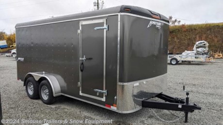 NEW 2023 Homesteader 7x16 Hercules Cargo Trailer w/ Ramp Door
Hercules Enclosed Cargo Trailers
The Hercules is the premium series of our enclosed trailers. Incorporated into each trailer are the finest materials and components available for an enclosed trailer. The Hercules is frequently chosen by those needing a durable, long lasting enclosed trailer. For the discerning buyer who chooses only the best, Hercules is the one. The Hercules must go through rigorous measures during manufacturing to insure the quality you expect from a Homesteader trailer. We begin with the finest products including Torflex rubber torsion axles, E-Z lube hubs, 2 x 3 tube steel on single axle models and 2 x 6 tube steel constructed main frame for maximum strength and durability on tandem models, along with floor crossmembers and wall posts 16&quot; O.C. To the interior we add 3/4&quot; exterior grade plywood flooring, 3/8&quot; plywood sidewall liner, LED tail lights, aluminum door hold backs, lockable door hasp, and a standard dome light. For style and performance the Hercules has a sleek aerodynamic body with .030 gauge aluminum with a baked enamel finish. Every Hercules is backed by 3 year limited manufacturer warranty.
GVW: 9950#
Unladen: 2818#
Payload: 7132#
Model: 716HT
OPTIONS ADDED:
STANDARD HASP IPO LOCKABLE DOOR
WALL POST: 12&quot; OC
ROOF POST: 12&quot; OC
CROSSMEMBERS: 12&quot; OC
SPECS:
Overall Length: 20&#39;4&quot;
Overall Height: 8&#39;6&quot;
Overall Width: 8&#39;6&quot;
Interior Length: 16&#39;5&quot;
Interior Height: 78&quot;
Interior Width: 6&#39;8&quot;
Door Opening Height: 72&quot;
Door Opening Width: 6&#39;2&quot;
Ball Size: 2 5/16&quot;
FEATURES:
2&quot; X 6&quot; Tube Steel Frame (Tandem Models)
2&quot; X 3&quot; Tube Steel Frame (Single Models)
Under Coated Frame
Full Height Crossmembers
Tubular Steel Wall Studs 16&quot; O.C.
Tubular Roof Supports 24&quot; O.C.
Independent Suspension Torsion Axles
11 Year Manufactured Limited Warranty on Torsion Axles
EZ lube Hubs
Modular-Styled Steel Wheels
Trailer Rated Radial Tires
Aluminum Fenders
Breakaway Switch with charger (tandem models)
D.O.T. Compliant Lighting
Complete LED Lighting
Tongue Jack
Safety Chains
.030 Gauge Aluminum Exterior w/ Baked Enamel Finish
Seamless Aluminum Roof
High Tech Self-Leveling Roof Sealant
Aerodynamic Styling
Aerodynamic TPO (Thermo-Plastic Poly-Olefin) Nosecap
Exterior Long Life Coated Fasteners 6 &quot; O.C.
Automotive Quality Gaskets and Seals
Semi-Trailer Style Door Fastener Bars with Zinc-Coated Finish
Keyed Lockable Door Hasp
Door Grab Handles
Aluminum Door Holdbacks
Premium 3/8&quot; Plywood Sidewall Liner
3/4&quot; Exterior Grade Plywood Floor
Interior Light
3 Year Limited Warranty
Floor Crossmembers 16&quot; O.C.
Chrome Hub Covers
Electric Brakes (tandem models only, both axles)
D.O.T. Compliant Conspicuity Tape
Recessed Door Frames
Door Chains
NATM Certified

WE ARE YOUR ONE STOP SHOP FOR ALL PENNDOT PAPERWORK, FINANCING &amp; INSPECTIONS WHEN YOU PURCHASE A TRAILER HERE AT SMOUSE&#39;S.
** FINANCING AVAILABLE FOR THOSE WHO QUALIFY
** FULL SERVICE CENTER TO INCLUDE INSPECTION,REPAIRS &amp; MODIFICATIONS
** WE STOCK TRAILER PARTS AND ACCESSORIES
** NEED A BRAKE CONTROL? WE INSTALL YOUR BREAK CONTROL WHILE WE ARE DOING YOUR PAPERWORK (IF TRUCK IS PREWIRED) ON YOUR NEW TRAILER.
** WE ARE A MEMBER OF COSTARS
_ WE ACCEPT CASH-CHECK, VISA &amp; MASTERCARD _
*Price, if shown, does not include government &amp; PENNDOT fees, taxes, dealer document preparation charges or any finance charges (if applicable). FOB Mt Pleasant, Pa
Final actual sales price will vary depending on options or accessories selected.
NOTE: Models with a price of &quot;Request a Quote&quot; are always included in a $0 search, regardless of actual value