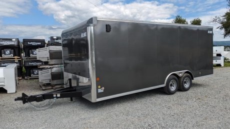 NEW 2023 Car Mate 8.5 x 20 HD Custom Cargo Trailer w/ Rear Barn Doors
OPTIONS ADDED:
6K Torsion Axles (Rated at 9990#)
22575R15 Silver Spoke Wheels
Adjustable 2-5/16&quot; Coupler w/ Extended Tongue
100&quot; Wide Body - 102&quot; Wide Track Axles
16&quot; OC 
(2) 12V LED Dome Lights w/ Wall Switch
Wall Vents
CASH, CHECK OR FINANCING PRICE $11,775!!!
GVW: 9990#
Unladen: 3670#
Payload: 6320#


SPECS
Genuine Dexter Axles
Forward Self Adjusting Electric Brakes with Breakaway Kit &amp; Charger
2 5/16&#226;?&#179; Coupler/Hitch Ball Size
7 Pole Light Plug Connector
Hitch Height: 21&#226;?&#179; - Platform Height: 22&#226;?&#179;
5000# Tongue Jack
3/8&#226;?&#179; Plywood Walls - 16&#226;?&#179; OC
.030 Exterior Aluminum (Colors Available)
.032 Seamless 1 pc. Aluminum Roof - LIFETIME WARRANTY
Steel Hat Channel Roof Bows - 24&#226;?&#179; OC
3/4&#226;?&#179; Plywood Floor - Painted Both Sides - LIFETIME WARRANTY
4&#226;?&#179; Formed C-Channel Crossmembers
2&#226;?&#179; x 6&#226;?&#179; Structural Steel Tube Frame
Aluminum Diamond Plate Corners
24&#226;?&#179; Aluminum Diamond Plate Front Stone Guard
Smooth Aluminum Fender Flares
Hot Dipped Galvanized Door Hardware
LED Lighting - LIFETIME WARRANTY

MEASUREMENTS
Floor Crossmembers: 24&quot; OC
Tongue/Frame: A-Frame Tongue w/Safety Chains and Hooks
Overall Exterior Length: 21&#39;11&quot;
Overall Exterior Height: 103&quot;
Overall Exterior Width: 103&quot;
Interior Box Length: 19&#39;8&quot;
Interior Box Width: 96&quot; w/Optional 100&quot; Wide Body
Width Between Wheel Wells: 82&quot; w/Optional 100&quot; Wide Body
Interior Height: 78.5&quot;
Rear Barn Doors: 90&quot; w x 73&quot; H
Side Man Door: 36&quot; W




WE ARE YOUR ONE STOP SHOP FOR ALL PENNDOT PAPERWORK, FINANCING &amp; INSPECTIONS WHEN YOU PURCHASE A TRAILER HERE AT SMOUSE&#39;S.
** FINANCING AVAILABLE FOR THOSE WHO QUALIFY
** FULL SERVICE CENTER TO INCLUDE INSPECTION,REPAIRS &amp; MODIFICATIONS
** WE STOCK TRAILER PARTS AND ACCESSORIES
** NEED A BRAKE CONTROL? WE INSTALL YOUR BREAK CONTROL WHILE WE ARE DOING YOUR PAPERWORK (IF TRUCK IS PREWIRED) ON YOUR NEW TRAILER.
** WE ARE A MEMBER OF COSTARS
_ WE ACCEPT CASH-CHECK, VISA &amp; MASTERCARD _
*Price, if shown, does not include government &amp; PENNDOT fees, taxes, dealer document preparation charges or any finance charges (if applicable). FOB Mt Pleasant, Pa
Final actual sales price will vary depending on options or accessories selected.
NOTE: Models with a price of &quot;Request a Quote&quot; are always included in a $0 search, regardless of actual value
