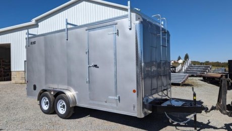 NEW 2024 Car Mate 7x16 HD Contractor Trailer w/ Rear Barn Doors
OPTIONS ADDED:
6&quot; Additional Height (80&quot; Inside, 75&quot; Doors)
9990# GVWR, 12&quot; Brakes, 22575R15 White Spoke Wheels
6000# Torsion Axles
Triple A-Frame Tongue
16&quot; OC Crossmembers
CONTRACTOR 1 PACKAGE:
74&quot; Interior Height
Reinforced Roof (Flat Roof)
2 Wall Vents w/Covers
2 Dome Lights w/Switch
110V 15 Amp Inlet Receptacle
110V Duplex Wall Receptacle
Front Ladder w/ATP on Draw Bars
3 Aluminum Ladder Racks
Smooth Aluminum Fenders
CASH, CHECK OR FINANCING PRICE $11,850!!
GVW: 9990#
Unladen: 3115#
Payload: 6875#
CM716CC-HD/CTR
SPECS:
Axles: 2 -3500# Dexter Torflex Axles
Coupler: 2 5/16&quot;
Overall Exterior Length: 20&#39;
Overall Exterior Height: 109&quot;
Overall Exterior Width: 99 1/2&quot;
Interior Box Length: 15&#39; 8&quot;
Interior Box Width: 80&quot;
Interior Height: 80&quot;
Platform Height: 20&quot;
Hitch Height: 19&quot;
Double Rear Doors: 78&quot; W x 75&quot; H Opening
Side Man Door Size: 36&quot; W
Frame: 2&quot; x 5&quot; Tube
Tongue Jack: 2000#
205/75R15 C Range Tires
White Spoke Wheels - Bolt Pattern 5 - 4 1/2
A-Frame Tongue w/Safety Chains and Hooks
Genuine Dexter Torflex Axle(s) w/E-Z Lube Hubs
Forward Self Adjusting Electric Brakes w/Breakaway Kit &amp; Charger
7 Pole Light Plug Connector
3/8&quot; Plywood Walls - 16&quot; OC
.030 Exterior Aluminum (11 Colors Available)
.032 Seamless 1 pc. Aluminum Roof - LIFETIME WARRANTY
Steel Hat Roof Bows - 24&quot; OC
3/4&quot; Plywood Floor - Painted Both Sides - LIFETIME WARRANTY
4&quot; Formed C-Channel Crossmembers - 24&quot; OC
Structural Steel Tube Frame
Aluminum Diamond Plate Corners
16&quot; Aluminum Diamond Plate Front Stone Guard
Hot Dipped Galvanized Door Hardware
LED Lighting - LIFETIME WARRANTY

WE ARE YOUR ONE STOP SHOP FOR ALL PENNDOT PAPERWORK, FINANCING &amp; INSPECTIONS WHEN YOU PURCHASE A TRAILER HERE AT SMOUSE&#39;S.
** FINANCING AVAILABLE FOR THOSE WHO QUALIFY
** FULL SERVICE CENTER TO INCLUDE INSPECTION,REPAIRS &amp; MODIFICATIONS
** WE STOCK TRAILER PARTS AND ACCESSORIES
** NEED A BRAKE CONTROL? WE INSTALL YOUR BREAK CONTROL WHILE WE ARE DOING YOUR PAPERWORK (IF TRUCK IS PREWIRED) ON YOUR NEW TRAILER.
** WE ARE A MEMBER OF COSTARS
_ WE ACCEPT CASH-CHECK, VISA &amp; MASTERCARD _
*Price, if shown, does not include government &amp; PENNDOT fees, taxes, dealer document preparation charges or any finance charges (if applicable). FOB Mt Pleasant, Pa
Final actual sales price will vary depending on options or accessories selected.
NOTE: Models with a price of &quot;Request a Quote&quot; are always included in a $0 search, regardless of actual value