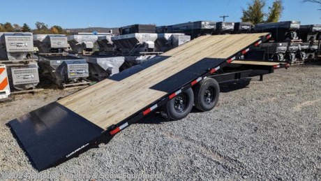 NEW 2024 CAM Superline 24&#39; (4 + 20) HD Deckover POWER Split Tilt Trailer
CASH, CHECK OR FINANCING PRICE $12,650!!!
GVW: 15400#
Unladen: 4580#
Payload: 10820#
# DECKOVER SPLIT DECK TILT TRAILER
The Deckover Split Deck Tilt from CAM Superline was designed to haul small to large equipment with attachments. This trailer offers a 4&#39; stationary deck where attachments or cargo can be chained or strapped to. The Deckover Split Deck Tilt features [Stake Pockets, Rub Rails](https://camsuperline.com/wp-content/uploads/2022/12/Stake-Pockets-and-Rub-Rail.mp4), and [D-Ring Tie Downs](https://camsuperline.com/wp-content/uploads/2022/12/D-Ring-Tie-Downs-4.mp4) to make sure your equipment gets to its destination safe and secure.

MODEL: 7CAM824DOSTT
SPECS:
Steel Plated Tongue
Adjustable 2-5/16&quot; Ball Coupler or Pintle Ring
Safety Chains
7-Way SAE Plug
Zip Breakaway System
12K Bolt-On Drop Leg Jack
Knife Edge Approach
Rear Impact Guard
EZ Lube Axles (Oil Bath on 8 Ton Model)
Electric Brakes Axles (2)
Nev-R-Adjust Brakes
Slipper Spring Suspension
Black Steel Wheels
Epoxy Primer
Polyurethane Paint Finish
Pressure-Treated Pine Decking (Oak Decking on 8 Ton Model)
Spare Tire Mount
D-Ring Tie Downs - 5/8&quot; (8)
Stake Pockets and Rub Rail
Black Steel Toolbox
Mud Flaps
Sealed Wiring Harness
LED Lights - Rubber Mounted
Power Up / Power Down
Dual Hydraulic Cylinders
Three Year Warranty
Main Frame: 8&quot; I-Beam @ 10 lb
Crossmembers: 3&quot; Channel
Side Rail: 5&quot; Channel @ 6.7 lb
Tongue: 8&quot; I-Beam @ 10 lb
Coupler: Adjustable 2-5/16&quot; Ball Coupler or Pintle Ring
Jack: 12K Bolt-On Drop Leg Jack
Axles: 7,000 lb, Greased
Suspension: Slipper Spring Suspension
Tires: 235/80R16 LRE
Wheels: 16&quot; Spoke
Decking: Pressure-Treated Pine Decking
Lights: LED Lights - Rubber Mounted
Electric Plug: 7-Way SAE Plug
Finish: PPG Industrial Polyurethane Paint
Overall Length: 348&quot;
Deck Height: 35&quot;
Coupler Height: 20.5&quot; - 29.5&quot;
Approach Plate: Knife Edge Approach
Load Angle: 16 Degrees





WE ARE YOUR ONE STOP SHOP FOR ALL PENNDOT PAPERWORK, FINANCING &amp; INSPECTIONS WHEN YOU PURCHASE A TRAILER HERE AT SMOUSE&#39;S.

** FINANCING AVAILABLE FOR THOSE WHO QUALIFY
** FULL SERVICE CENTER TO INCLUDE INSPECTION,REPAIRS &amp; MODIFICATIONS
** WE STOCK TRAILER PARTS AND ACCESSORIES
** NEED A BRAKE CONTROL? WE INSTALL YOUR BREAK CONTROL WHILE WE ARE DOING YOUR PAPERWORK (IF TRUCK IS PREWIRED) ON YOUR NEW TRAILER.
** WE ARE A MEMBER OF COSTARS

_ WE ACCEPT CASH-CHECK, VISA &amp; MASTERCARD _

*Price, if shown, does not include government &amp; PENNDOT fees, taxes, dealer document preparation charges or any finance charges (if applicable). FOB Mt Pleasant, Pa
Final actual sales price will vary depending on options or accessories selected.
NOTE: Models with a price of &quot;Request a Quote&quot; are always included in a $0 search, regardless of actual value