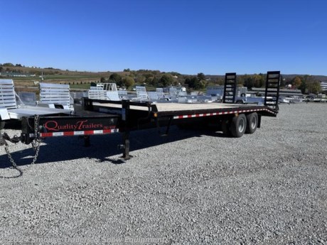 USED 2021 Quality 20+5 HD Deckover Tagalong w/ Spring Assist Ramps
Model: 25PRO25-DOTA
TRAILER COMES WITH PA STATE INSPECTION
GVW: 25000#
Unladen: 5700#
Payload: 19300#
TRAILER COMES WITH PA STATE INSPECTIONWE ARE YOUR ONE STOP SHOP FOR ALL PENNDOT PAPERWORK, FINANCING &amp; INSPECTIONS WHEN YOU PURCHASE A TRAILER HERE AT SMOUSE&#39;S.
** FINANCING AVAILABLE FOR THOSE WHO QUALIFY
** FULL SERVICE CENTER TO INCLUDE INSPECTION,REPAIRS &amp; MODIFICATIONS
** WE STOCK TRAILER PARTS AND ACCESSORIES
** NEED A BRAKE CONTROL? WE INSTALL YOUR BREAK CONTROL WHILE WE ARE DOING YOUR PAPERWORK (IF TRUCK IS PREWIRED) ON YOUR NEW TRAILER.
** WE ARE A MEMBER OF COSTARS
WE ACCEPT CASH-CHECK, VISA &amp; MASTERCARD
*Price, if shown, does not include government &amp; PENNDOT fees, taxes, dealer document preparation charges or any finance charges (if applicable). FOB Mt Pleasant, Pa
Final actual sales price will vary depending on options or accessories selected.
NOTE: Models with a price of &quot;Request a Quote&quot; are always included in a $0 search, regardless of actual value