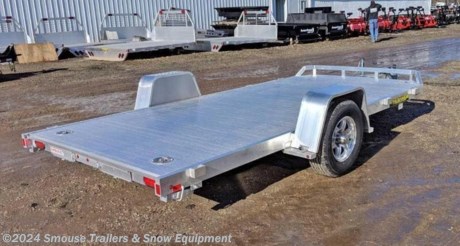 NEW 2024 Aluma 6&#39;10&quot; x 14&#39; HD Single Axle Utility Trailer w/ Underbody Ramps
CASH, CHECK OR FINANCING $6599!!!
GVW: 5200#
Unladen: 1137#
Payload: 4063#
Model: 8214HS

Bed Size: 80&quot; x 172.5&quot;
Tires: 15&quot;
FEATURES:
5200# Rubber torsion axle - Easy lube hubs
Electric brakes, breakaway kit
ST225/75R15 LRD Radial tires
Aluminum wheels, 6 hole BHP
Removable aluminum fenders
Extruded aluminum floor
Front retaining rail
A-Framed aluminum tongue, 48&quot; long with 2&quot; coupler
6&#39; Aluminum ramps with storage underneath
Stake pockets (3 per side)
Recessed tie rings - SS 5000#
Fold-down rear stabilizer jacks
Swivel tongue jack, 1500# capacity
LED Lighting package, safety chains
Overall width = 101.5&quot;
Overall length = 225&quot;
5 Year Warranty!
Covered under our industry-leading all-inclusive 5 year warranty!
WE ARE YOUR ONE STOP SHOP FOR ALL PENNDOT PAPERWORK, FINANCING &amp; INSPECTIONS WHEN YOU PURCHASE A TRAILER HERE AT SMOUSE&#39;S.
** FINANCING AVAILABLE FOR THOSE WHO QUALIFY**
** FULL SERVICE CENTER TO INCLUDE INSPECTION,REPAIRS &amp; MODIFICATIONS**
** WE STOCK TRAILER PARTS AND ACCESSORIES**
** NEED A BRAKE CONTROL? WE INSTALL YOUR BRAKE CONTROL WHILE WE ARE DOING YOUR PAPERWORK (IF TRUCK IS PREWIRED) ON YOUR NEW TRAILER.**
** WE ARE A MEMBER OF COSTARS**
_ WE ACCEPT CASH-CHECK &amp; ALL MAJOR CREDIT CARDS _
*Price, if shown, does not include government &amp; PENNDOT fees, taxes, dealer document preparation charges or any finance charges (if applicable). FOB Mt Pleasant, Pa
Final actual sales price will vary depending on options or accessories selected.
NOTE: Models with a price of &quot;Request a Quote&quot; are always included in a $0 search, regardless of actual value