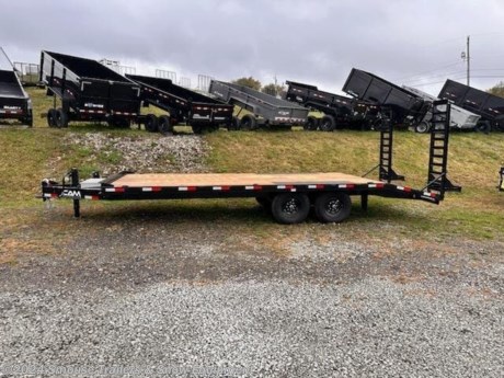 NEW 2023 CAM Superline 18+4 Standard Duty Deckover Tagalong w/ 6&#39; Spring Assist Ramps

**STANDARD DUTY DECKOVER TRAILER**
**The Standard Duty Deckover Trailer features a 4&#39; Beavertail with 6&#39; Adjustable Spring Assisted Ramps makes the angle less steep for loading and unloading equipment easier and safer. Tired of adjusting ramps to load your equipment? The Standard Duty Deckover offers optional full width Super Ramps with a 5&#39; Self Cleaning Beavertail to eliminate having to adjust ramps to load equipment.**

GVW: 15400#
Unladen: 3940#
Payload: 11460#

**Model: 7CAM8184DO**

SPECS:
Main Frame: 8&quot; I-Beam @ 10 lbs.
Crossmembers: 3&quot; Channel
Side Rail: 5&quot; Channel
Tongue: 8&quot; I-Beam @ 10 lbs.
Beavertail: 4&#39;
Coupler: Adjustable 2 5/16&quot;
Jack: 74Bolt on Drop Leg Jack
Axles: 7000lb Greased
Suspension: Slipper Spring
Tires: 23580R16
Wheels: 16&quot; 8 on 6.5
Decking: Pressure Treated Pine Decking
Lights: LED Lights
Electric Plug: 7-Way SAE Plug
Finish: PPG Industrial Polyurethane Paint
Overall Length: 18+4
Deck Height: 35&quot;
Coupler Height: 21&quot; - 30&quot;
Ramps: 6&#39; Adjustable Spring Assisted Ramps

FEATURES:
Steel Plated Tongue
Adjustable 2-5/16&quot; Ball Coupler
Safety Chains
12k Bolt-On Drop Leg Jack
Dual 12k 2-Speed Bolt-On Jacks (17.6k Models)
7-Way SAE Plug
Zip Breakaway System
6&#39; Adjustable Spring-Assisted (Angle or Wood Filled) Ramps
Polyurethane Paint Finish
Full Width Super Ramps
EZ Lube Hubs
Oil Bath Axles (8 Ton Models)
Electric Brake Axles (2)
Nev-R-Adjust Brakes
Slipper Spring Suspension
Steel Wheels
Epoxy Primer
Pressure-Treated Pine Decking
Oak Decking (17.6k Models)
Spare Tire Mount
D-Ring Tie-Downs - 5/8&quot; (6)
Stake Pockets and Rub Rail
Steel Toolbox
Mud Flaps
Sealed Wiring Harness
LED Lights - Rubber Mounted
Three Year Warranty

**WE ARE YOUR ONE STOP SHOP FOR ALL PENNDOT PAPERWORK, FINANCING &amp; INSPECTIONS WHEN YOU PURCHASE A TRAILER HERE AT SMOUSE&#39;S.**

\*\* FINANCING AVAILABLE FOR THOSE WHO QUALIFY
\*\* FULL SERVICE CENTER TO INCLUDE INSPECTION,REPAIRS &amp; MODIFICATIONS
\*\* WE STOCK TRAILER PARTS AND ACCESSORIES
\*\* NEED A BRAKE CONTROL? WE INSTALL YOUR BREAK CONTROL WHILE WE ARE DOING YOUR PAPERWORK (IF TRUCK IS PREWIRED) ON YOUR NEW TRAILER.
\*\* WE ARE A MEMBER OF COSTARS

**WE ACCEPT CASH-CHECK, VISA &amp; MASTERCARD**

\*Price, if shown, does not include government &amp; PENNDOT fees, taxes, dealer document preparation charges or any finance charges (if applicable). FOB Mt Pleasant, Pa
Final actual sales price will vary depending on options or accessories selected.
NOTE: Models with a price of &quot;Request a Quote&quot; are always included in a $0 search, regardless of actual value