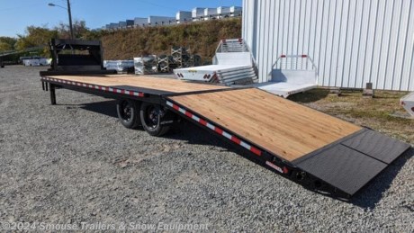 NEW 2024 B-Wise 28&#39; Deckover Gooseneck (20&#39; Flat 8&#39; Hydraulic Dovetail w/2&#39; Flip Outs)

## $18,699!!! IS CASH, CHECK OR FINANCING PRICE!!!!

**OPTIONS ADDED:**
**Gooseneck w/ Adjustable Coupler**
**Hydraulic Dove Tail**
**Dual Hydraulic Jacks**
**LT21575R17.5 H Radial Black Mod Wheels**

&lt;br&gt;
GVW: 19200#
Unladen: 5860#
Payload: 13340#

SPECS:
&#226;&#162; 10&quot; Channel Frame
&#226;&#162; 2 5/16&quot; Adjustable Coupler
&#226;&#162; 12K Side Wind Drop Leg Jack
&#226;&#162; 5&#39; Dovetail
&#226;&#162; A-Frame Tool Box
&#226;&#162; 5&#39; Lay Flat Wedge Ramps
&#226;&#162; 2&quot; DURA Color Pressure Treated Decking
&#226;&#162; Stake Pockets / Rub Rail
&#226;&#162; Radial Tires w/ Black Mod Wheels
&#226;&#162; 7K Super Lube Axles
&#226;&#162; 8K Oil Bath Axles (17K)
&#226;&#162; Slipper Spring Suspension
&#226;&#162; Self Adjust Brakes
&#226;&#162; 7-Way RV Plug / LED Lights
&#226;&#162; Breakaway Kit w/ Battery Test

Phosphate Washed, Zirconium Treated, Powder Primer, Powder Top Coat, Two-Tone Multiple Colors Available (no charge)

&lt;br&gt;
**WE ARE YOUR ONE STOP SHOP FOR ALL PENNDOT PAPERWORK, FINANCING &amp; INSPECTIONS WHEN YOU PURCHASE A TRAILER HERE AT SMOUSE&#39;S.**

\*\* FINANCING AVAILABLE FOR THOSE WHO QUALIFY
\*\* FULL SERVICE CENTER TO INCLUDE INSPECTION,REPAIRS &amp; MODIFICATIONS
\*\* WE STOCK TRAILER PARTS AND ACCESSORIES
\*\* NEED A BRAKE CONTROL? WE INSTALL YOUR BREAK CONTROL WHILE WE ARE DOING YOUR PAPERWORK (IF TRUCK IS PREWIRED) ON YOUR NEW TRAILER.
\*\* WE ARE A MEMBER OF COSTARS

**WE ACCEPT CASH-CHECK, VISA &amp; MASTERCARD**

\*Price, if shown, does not include government &amp; PENNDOT fees, taxes, dealer document preparation charges or any finance charges (if applicable). FOB Mt Pleasant, Pa
Final actual sales price will vary depending on options or accessories selected.
NOTE: Models with a price of &quot;Request a Quote&quot; are always included in a $0 search, regardless of actual value