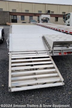NEW 2024 EBY 24&#39;6&quot; ALL ALUMINUM Deckover Tagalong w/ 50/50 Fold Flat Ramps

**CASH OR CHECK PRICE IS $16,400**

14,000#GVWR

2,980# Unladen

11,020 # Payload

OPTIONS ADDED:

A-Frame Toolbox

23580R16 LRE Aluminum Wheels

23580R16 LRE Spare

(2) 50/50 Fold Flat Ramps

Model: DO14K

14K DECK OVER

Exceptionally strong and lightweight with a wide floor

The 14K Deck-Over is a heavy-duty yet lightweight trailer ideal for hauling loads requiring a wider deck. Constructed of fuel-efficient, low-maintenance aluminum, the 14K Deck-Over flatbed is engineered to perform and built to last. It&#39;s easy to customize your trailer for your specific needs with a wide variety of popular options, such as fold-flat ramps, lockable toolbox, spare tire, winch and more!

STANDARD SPECIFICATIONS

GVWR: 14,000 lbs

Deck Lengths: 24&#39;6&quot;

Deck Width: 97-3/4&quot; (102&quot; including pockets and rub rail)

Floor: 2-1/4&quot; Height extruded aluminum plank

Beavertail: 51&quot;; 13-1/2&quot; drop

Frame: 10&quot; Channel

Axles: 7K Dexter torsion ride

Wheels: 16&quot; Aluminum

Tires: 235/80R16

Coupler: 2-5/16&quot; Adjustable 15K ball coupler

Stake Pockets: 2&quot; x 4&quot; Stake pockets with rub rail both sides

Ramps: 60&quot;L x 16&quot;W fold-up ramps (tube frame with angle crossmembers). Ramps are pinned in the upright position with aluminum bars; positions are adjustable for various track widths

Tie Downs: (4) D-rings attached to each corner of the deck floor

Landing Leg: 12K Side crank with drop-leg

Lighting: LED oval stop/tail/turn lights, 1&quot; round LED clearance and marker lights

Electrical: 7-Pin RV plug; breakaway kit

WE ARE YOUR ONE STOP SHOP FOR ALL PENNDOT PAPERWORK, FINANCING &amp; INSPECTIONS WHEN YOU PURCHASE A TRAILER HERE AT SMOUSE&#39;S.

** FINANCING AVAILABLE FOR THOSE WHO QUALIFY

** FULL SERVICE CENTER TO INCLUDE INSPECTION,REPAIRS &amp; MODIFICATIONS

** WE STOCK TRAILER PARTS AND ACCESSORIES

** NEED A BRAKE CONTROL? WE INSTALL YOUR BREAK CONTROL WHILE WE ARE DOING YOUR PAPERWORK (IF TRUCK IS PREWIRED) ON YOUR NEW TRAILER.

** WE ARE A MEMBER OF COSTARS

_ WE ACCEPT CASH-CHECK, VISA &amp; MASTERCARD _

*Price, if shown, does not include government &amp; PENNDOT fees, taxes, dealer document preparation charges or any finance charges (if applicable). FOB Mt Pleasant, Pa

Final actual sales price will vary depending on options or accessories selected.

NOTE: Models with a price of &quot;Request a Quote&quot; are always included in a $0 search, regardless of actual value