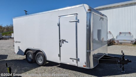 NEW 2024 Homesteader 8.5 x 16 Champion Cargo Trailer w/ Barn Doors

**OPTIONS ADDED:**
**.080 POLYCOR EXTERIOR**
**78&quot; Inside (72&quot; Doors)**
**NO BEAVERTAIL**

## $9299!!! IS CASH, CHECK OR FINANCING PRICE!!!

GVW: 7000#
Unladen: 3060#
Payload: 3940#

**MODEL: 816AB**

**SPECS**
Overall Length: 20’4?
Overall Height: 8&#39;5&quot;
Interior Length: 16&#39;4&quot;
Interior Height: 78&quot;
Door Height: 72&quot;

**Standard Features**

* .080 PloyCor Exterior Siding
* [102? Wide Body](https://homesteadertrailer.com/wp-content/uploads/2018/05/102%E2%80%B3-Wide-Body.jpg)
* 2&#215;6 Tube Steel Frame
* Under Coated Frame
* Full Height Crossmembers
* Tubular Steel Wall Posts 16? O.C.
* Tubular Steel Roof Supports 16? O.C.
* Independent Torsion Suspension Axles
* 11 Year Manufactured Limited Warranty on Torsion Axles
* EZ Lube Hubs
* 4-wheel Brakes
* [Modular-Styled Steel Wheels](https://homesteadertrailer.com/wp-content/uploads/2018/05/Contemporary-Style-Steel-Modular-Wheels.jpg)
* Trailer Rated Radial Tires
* [Chrome Hub Covers](https://homesteadertrailer.com/wp-content/uploads/2018/05/CHROME-RING-CENTER-CAP.jpg)
* [Breakaway Kit with Battery and Charger](https://homesteadertrailer.com/wp-content/uploads/2018/05/Breakaway-Switch-with-charger-tandem-models.jpg)
* 7-way Molded Light Plug
* [Complete LED Lighting](https://homesteadertrailer.com/wp-content/uploads/2018/04/IMG_2466.jpg)
* 3 Member A-Frame Tongue
* 5,000 lb Tongue Jack
* 2 5/16? Coupler
* [Safety Chains](https://homesteadertrailer.com/wp-content/uploads/2018/04/IMG_2498.jpg)
* Front Aluminum Treadplate Stoneguard
* [Polished Aluminum Front Corners](https://homesteadertrailer.com/wp-content/uploads/2018/04/IMG_2496-e1524930966730.jpg)
* One piece aluminum Roof
* High Tech Self-Leveling Roof Sealant
* Long Life Coated Fasteners
* Automotive Style Weather-stripping
* [Rear Ramp Door](https://homesteadertrailer.com/wp-content/uploads/2018/05/Rear-Ramp-Door.jpg) w/ Spring Cable Assist
* [Ramp Door Extension Flap](https://homesteadertrailer.com/wp-content/uploads/2018/05/rampdoor.jpg)
* [4&#39; Beavertail at ramp door](https://homesteadertrailer.com/wp-content/uploads/2011/08/9152014-16.jpg)
* 32? Side Entry Door with Steel Stepwell
* Semi-Trailer Style Door Fastener Bars with Zinc-Coated Finish
* [Keyed Lockable Door Hasp](https://homesteadertrailer.com/wp-content/uploads/2018/04/IMG_2514.jpg)
* Door Grab Handles
* Finished &amp; Trimmed White Vinyl Ceiling
* Enclosed Front Header and Rear Spring Cover
* [Premium Quality 3/8? Plywood Interior Walls](https://homesteadertrailer.com/wp-content/uploads/2018/05/3-8-Plywood-Wall-Liner.jpg)
* [3/4? Exterior Grade Plywood Floor](https://homesteadertrailer.com/wp-content/uploads/2018/05/3-4-Exterior-Grade-Plywood-Floor.jpg)
* [4-5,000# D-Ring Tie Downs](https://homesteadertrailer.com/wp-content/uploads/2018/05/5000-D-Ring-Tie-Downs.jpg)
* [2 Interior Lights](https://homesteadertrailer.com/wp-content/uploads/2018/05/Interior-Light.jpg)
* Wall Switch
* [Flow thru Vent System](https://homesteadertrailer.com/wp-content/uploads/2018/05/Flow-thru-vent.jpg)
* 3 Year Structural Warranty
* Aerodynamic TPO (Thermo-Plastic Poly-Olefins) Nosecap
* Radius Front Corners
* [D.O.T. Compliant Conspicuity Tape](https://homesteadertrailer.com/wp-content/uploads/2018/05/D.O.T.-Compliant-Conspicuity-Tape.jpg)
* 6’6? Interior Height
* Recessed Door Seals on Swing Door Applications
* 5? Exterior Fastener Pattern
* [Door Hold Back Chains](https://homesteadertrailer.com/wp-content/uploads/2018/05/Door-Chains.jpg)
* Door Retainers
* Premium Enamel Paint on Exposed Frame
* NATM Certified

Champion Enclosed Cargo Trailers
The Premium Champion series of enclosed car trailers is an excellent choice for race car enthusiasts, go-kart racers, and car lovers alike! Our enclosed car hauler trailer is specifically designed to meet the needs of those seeking a race car trailer, antique car trailer, go-kart trailer, motorcycle trailer, or any other car hauling requirements. Created by Homesteader, the Champion enclosed trailer is a top-quality car-hauler trailer tailored to the preferences of today&#39;s auto enthusiasts.

The Champion enclosed auto trailer series possesses a range of outstanding construction features, including a wide 102? body construction, sturdy 3/4? exterior grade plywood flooring, premium grade 3/8? plywood wall liner, floor crossmembers, and wall posts at 16? O.C., 2x6 tube steel main rail construction, and outriggers to ensure maximum strength and durability! Inside, the Champion enclosed auto trailer series is finished to perfection with elegant all-aluminum trim adorning the floor and ceiling. Furthermore, the Champion enclosed car trailer is equipped with a ceiling liner and 2 interior lights as standard features. To safeguard your valuable vehicle, we have fitted the Champion enclosed car hauler trailer with four 5000 lb. floor mount D-Rings.

We have also enhanced the functionality of the Champion enclosed auto trailer for efficient vehicle transportation, featuring a rear ramp door with spring cable assist and a beavertail for easy loading. Ensuring a smooth ride, the Champion enclosed car hauler trailer series comes equipped with Rubber ride Torsion axles and radial tires.

The Champion enclosed car hauler trailer is equipped with standard features that enhance its exterior. These include polished front chrome corners and an aluminum treadplate stoneguard, which protect the trailer from any potential road hazards. For easy access to your belongings inside, the Champion enclosed auto trailer is fitted with a 32? curbside door and a steel stepwell.

To cater to your specific requirements, the Champion enclosed auto trailer series offers a wide range of customization options. Some of the most popular choices among customers include side escape doors, axle upgrades, white finished interiors, air conditioning, 110V lighting and receptacles, a generator door, awnings, roof vents, a vee nose, and a walk-on roof. These options allow you to personalize the trailer to best suit your needs.
When you examine the Champion car hauler trailer series, you will undoubtedly appreciate its design, specifically tailored for those with discerning taste. This trailer series embodies the qualities of a true winner, and we are confident that you will recognize and agree with that.

**WE ARE YOUR ONE STOP SHOP FOR ALL PENNDOT PAPERWORK, FINANCING &amp; INSPECTIONS WHEN YOU PURCHASE A TRAILER HERE AT SMOUSE&#39;S.**

\*\* FINANCING AVAILABLE FOR THOSE WHO QUALIFY
\*\* FULL SERVICE CENTER TO INCLUDE INSPECTION,REPAIRS &amp; MODIFICATIONS
\*\* WE STOCK TRAILER PARTS AND ACCESSORIES
\*\* NEED A BRAKE CONTROL? WE INSTALL YOUR BREAK CONTROL WHILE WE ARE DOING YOUR PAPERWORK (IF TRUCK IS PREWIRED) ON YOUR NEW TRAILER.
\*\* WE ARE A MEMBER OF COSTARS

\_ **WE ACCEPT CASH-CHECK, VISA &amp; MASTERCARD** \_

\*Price, if shown, does not include government &amp; PENNDOT fees, taxes, dealer document preparation charges or any finance charges (if applicable). FOB Mt Pleasant, Pa
Final actual sales price will vary depending on options or accessories selected.
NOTE: Models with a price of &quot;Request a Quote&quot; are always included in a $0 search, regardless of actual value