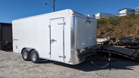 NEW 2024 Homesteader 8.5 x 16 HD Champion Cargo Trailer w/ Barn Doors

**OPTIONS ADDED:**
**.080 POLYCOR EXTERIOR**
**78&quot; Inside (72&quot; Doors)**
**5200# Axles, 22575R15 Silver Mod Wheels**
**60&quot; Tongue w/ Adjustable Coupler**
**NO BEAVERTAIL**

## $10,099!!! IS CASH, CHECK OR FINANCING PRICE!!!

GVW: 9950#

&lt;br&gt;
**MODEL: 816AB**

**SPECS**
Overall Length: 20’4?
Overall Height: 8&#39;5&quot;
Interior Length: 16&#39;4&quot;
Interior Height: 78&quot;
Door Height: 72&quot;

**STANDARD FEATURES**

* .080 PloyCor Exterior Siding
* [102? Wide Body](https://homesteadertrailer.com/wp-content/uploads/2018/05/102%E2%80%B3-Wide-Body.jpg)
* 2&#215;6 Tube Steel Frame
* Under Coated Frame
* Full Height Crossmembers
* Tubular Steel Wall Posts 16? O.C.
* Tubular Steel Roof Supports 16? O.C.
* Independent Torsion Suspension Axles
* 11 Year Manufactured Limited Warranty on Torsion Axles
* EZ Lube Hubs
* 4-wheel Brakes
* [Modular-Styled Steel Wheels](https://homesteadertrailer.com/wp-content/uploads/2018/05/Contemporary-Style-Steel-Modular-Wheels.jpg)
* Trailer Rated Radial Tires
* [Chrome Hub Covers](https://homesteadertrailer.com/wp-content/uploads/2018/05/CHROME-RING-CENTER-CAP.jpg)
* [Breakaway Kit with Battery and Charger](https://homesteadertrailer.com/wp-content/uploads/2018/05/Breakaway-Switch-with-charger-tandem-models.jpg)
* 7-way Molded Light Plug
* [Complete LED Lighting](https://homesteadertrailer.com/wp-content/uploads/2018/04/IMG_2466.jpg)
* 3 Member A-Frame Tongue
* 5,000 lb Tongue Jack
* 2 5/16? Coupler
* [Safety Chains](https://homesteadertrailer.com/wp-content/uploads/2018/04/IMG_2498.jpg)
* Front Aluminum Treadplate Stoneguard
* [Polished Aluminum Front Corners](https://homesteadertrailer.com/wp-content/uploads/2018/04/IMG_2496-e1524930966730.jpg)
* One piece aluminum Roof
* High Tech Self-Leveling Roof Sealant
* Long Life Coated Fasteners
* Automotive Style Weather-stripping
* [Rear Ramp Door](https://homesteadertrailer.com/wp-content/uploads/2018/05/Rear-Ramp-Door.jpg) w/ Spring Cable Assist
* [Ramp Door Extension Flap](https://homesteadertrailer.com/wp-content/uploads/2018/05/rampdoor.jpg)
* [4&#39; Beavertail at ramp door](https://homesteadertrailer.com/wp-content/uploads/2011/08/9152014-16.jpg)
* 32? Side Entry Door with Steel Stepwell
* Semi-Trailer Style Door Fastener Bars with Zinc-Coated Finish
* [Keyed Lockable Door Hasp](https://homesteadertrailer.com/wp-content/uploads/2018/04/IMG_2514.jpg)
* Door Grab Handles
* Finished &amp; Trimmed White Vinyl Ceiling
* Enclosed Front Header and Rear Spring Cover
* [Premium Quality 3/8? Plywood Interior Walls](https://homesteadertrailer.com/wp-content/uploads/2018/05/3-8-Plywood-Wall-Liner.jpg)
* [3/4? Exterior Grade Plywood Floor](https://homesteadertrailer.com/wp-content/uploads/2018/05/3-4-Exterior-Grade-Plywood-Floor.jpg)
* [4-5,000# D-Ring Tie Downs](https://homesteadertrailer.com/wp-content/uploads/2018/05/5000-D-Ring-Tie-Downs.jpg)
* [2 Interior Lights](https://homesteadertrailer.com/wp-content/uploads/2018/05/Interior-Light.jpg)
* Wall Switch
* [Flow thru Vent System](https://homesteadertrailer.com/wp-content/uploads/2018/05/Flow-thru-vent.jpg)
* 3 Year Structural Warranty
* Aerodynamic TPO (Thermo-Plastic Poly-Olefins) Nosecap
* Radius Front Corners
* [D.O.T. Compliant Conspicuity Tape](https://homesteadertrailer.com/wp-content/uploads/2018/05/D.O.T.-Compliant-Conspicuity-Tape.jpg)
* 6’6? Interior Height
* Recessed Door Seals on Swing Door Applications
* 5? Exterior Fastener Pattern
* [Door Hold Back Chains](https://homesteadertrailer.com/wp-content/uploads/2018/05/Door-Chains.jpg)
* Door Retainers
* Premium Enamel Paint on Exposed Frame
* NATM Certified


&lt;br&gt;
Champion Enclosed Cargo Trailers
The Premium Champion series of enclosed car trailers is an excellent choice for race car enthusiasts, go-kart racers, and car lovers alike! Our enclosed car hauler trailer is specifically designed to meet the needs of those seeking a race car trailer, antique car trailer, go-kart trailer, motorcycle trailer, or any other car hauling requirements. Created by Homesteader, the Champion enclosed trailer is a top-quality car-hauler trailer tailored to the preferences of today&#39;s auto enthusiasts.

The Champion enclosed auto trailer series possesses a range of outstanding construction features, including a wide 102? body construction, sturdy 3/4? exterior grade plywood flooring, premium grade 3/8? plywood wall liner, floor crossmembers, and wall posts at 16? O.C., 2x6 tube steel main rail construction, and outriggers to ensure maximum strength and durability! Inside, the Champion enclosed auto trailer series is finished to perfection with elegant all-aluminum trim adorning the floor and ceiling. Furthermore, the Champion enclosed car trailer is equipped with a ceiling liner and 2 interior lights as standard features. To safeguard your valuable vehicle, we have fitted the Champion enclosed car hauler trailer with four 5000 lb. floor mount D-Rings.

We have also enhanced the functionality of the Champion enclosed auto trailer for efficient vehicle transportation, featuring a rear ramp door with spring cable assist and a beavertail for easy loading. Ensuring a smooth ride, the Champion enclosed car hauler trailer series comes equipped with Rubber ride Torsion axles and radial tires.

The Champion enclosed car hauler trailer is equipped with standard features that enhance its exterior. These include polished front chrome corners and an aluminum treadplate stoneguard, which protect the trailer from any potential road hazards. For easy access to your belongings inside, the Champion enclosed auto trailer is fitted with a 32? curbside door and a steel stepwell.

To cater to your specific requirements, the Champion enclosed auto trailer series offers a wide range of customization options. Some of the most popular choices among customers include side escape doors, axle upgrades, white finished interiors, air conditioning, 110V lighting and receptacles, a generator door, awnings, roof vents, a vee nose, and a walk-on roof. These options allow you to personalize the trailer to best suit your needs.
When you examine the Champion car hauler trailer series, you will undoubtedly appreciate its design, specifically tailored for those with discerning taste. This trailer series embodies the qualities of a true winner, and we are confident that you will recognize and agree with that.

**WE ARE YOUR ONE STOP SHOP FOR ALL PENNDOT PAPERWORK, FINANCING &amp; INSPECTIONS WHEN YOU PURCHASE A TRAILER HERE AT SMOUSE&#39;S.**

\*\* FINANCING AVAILABLE FOR THOSE WHO QUALIFY
\*\* FULL SERVICE CENTER TO INCLUDE INSPECTION,REPAIRS &amp; MODIFICATIONS
\*\* WE STOCK TRAILER PARTS AND ACCESSORIES
\*\* NEED A BRAKE CONTROL? WE INSTALL YOUR BREAK CONTROL WHILE WE ARE DOING YOUR PAPERWORK (IF TRUCK IS PREWIRED) ON YOUR NEW TRAILER.
\*\* WE ARE A MEMBER OF COSTARS

\_ **WE ACCEPT CASH-CHECK, VISA &amp; MASTERCARD** \_

\*Price, if shown, does not include government &amp; PENNDOT fees, taxes, dealer document preparation charges or any finance charges (if applicable). FOB Mt Pleasant, Pa
Final actual sales price will vary depending on options or accessories selected.
NOTE: Models with a price of &quot;Request a Quote&quot; are always included in a $0 search, regardless of actual value