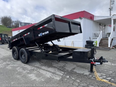 NEW 2024 BWise 6&#39;9&quot; x 14 HD Lo Pro Equipment Dump w/ Combo

## $9875!!! IS CASH, CHECK OR FINANCING PRICE!!!


GVW: 14000#
Unladen: 3610#
Payload: 10390#

**Model: DT714LP-LE-14-A - BW554**  
SPECS:
81.5&quot; x 14&#39;L
6&quot; Channel Main Frame
2 5/16&quot; Adjustable Coupler
12k Drop Leg Jack
Combo Gate/D-Rings/Ramps
Formed Sides
7k SS Tandem Axle - Elec
ST235/80/R16 Radl black mod
Deep Cycle Battery
Twin Telescopic Cylinders

FEATURES:
6&quot; Channel Main Frame Rails
3&quot; Channel Crossmembers
10 Gauge Steel Floor
20&quot; Fixed Sides (12 Gauge)
Diamond Plate Fenders
Full Height Stake Pockets (11)
Full Length Tarp Rail
Combo Gate
Ladder Ramps Under Bed
2-5/16&quot; Adjustable Coupler
12k Drop Leg Jack
Bucher Power Unit w/ 20&#39; Remote
Power Up and Gravity Down Hydraulics
Deep Cycle Marine Battery
Twin Telescopic Cylinders
Lockable Battery Box w/ Gas Shock
7-Way RV Plug
Sealed Wiring Harness
Breakaway Switch
Charge Wire w/ Circuit Breaker
LED Rubber Mounted Lights
Dexter EZ Lube Axles
Self Adjusting Electric Brakes
Slipper Spring Suspension
Black Mod Wheels
Radial Tires
Durable Powder Coat Primer
Durable Powder Coat Finish

**WE ARE YOUR ONE STOP SHOP FOR ALL PENNDOT PAPERWORK, FINANCING &amp; INSPECTIONS WHEN YOU PURCHASE A TRAILER HERE AT SMOUSE&#39;S.**
\*\* FINANCING AVAILABLE FOR THOSE WHO QUALIFY
\*\* FULL SERVICE CENTER TO INCLUDE INSPECTION,REPAIRS &amp; MODIFICATIONS
\*\* WE STOCK TRAILER PARTS AND ACCESSORIES
\*\* NEED A BRAKE CONTROL? WE INSTALL YOUR BREAK CONTROL WHILE WE ARE DOING YOUR PAPERWORK (IF TRUCK IS PREWIRED) ON YOUR NEW TRAILER.
\*\* WE ARE A MEMBER OF COSTARS
\_ **WE ACCEPT CASH-CHECK, VISA &amp; MASTERCARD** \_
\*Price, if shown, does not include government &amp; PENNDOT fees, taxes, dealer document preparation charges or any finance charges (if applicable). FOB Mt Pleasant, Pa
Final actual sales price will vary depending on options or accessories selected.
NOTE: Models with a price of &quot;Request a Quote&quot; are always included in a $0 search, regardless of actual value regardless of actual value