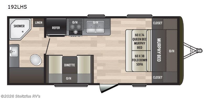 2018 Keystone Hideout 192LHS - Used Travel Trailer For Sale by Stoltzfus RV's in Adamstown, Pennsylvania