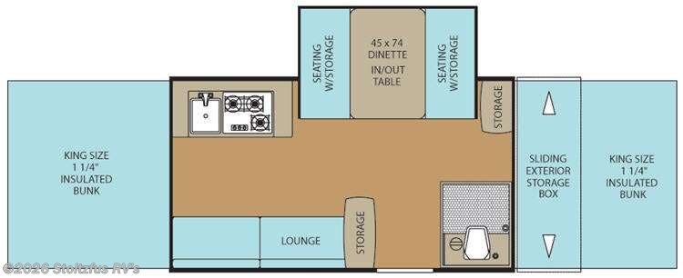 2016 Coachmen Clipper Camping Trailers 1285SST Classic - Used Popup For Sale by Stoltzfus RV's in Adamstown, Pennsylvania features Slideout