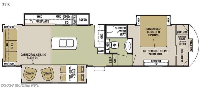2015 Forest River Cedar Creek Silverback 33IK - Used Fifth Wheel For Sale by Stoltzfus RV's in Adamstown, Pennsylvania features Slideout