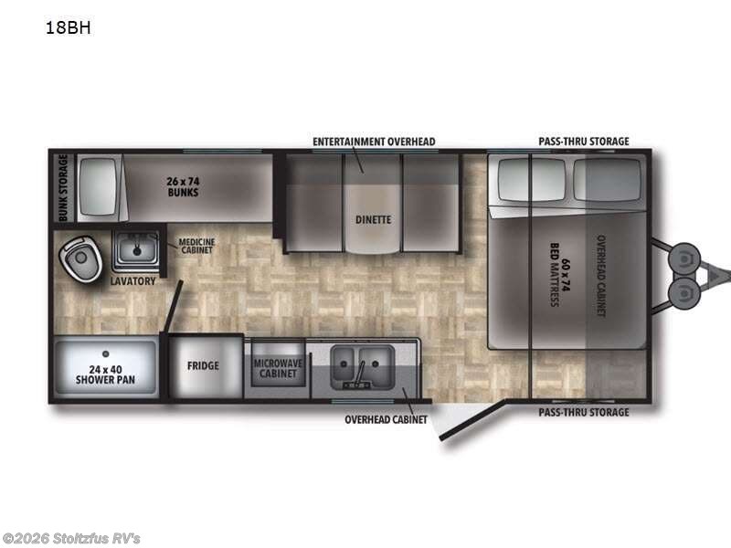 2022 Shasta Shasta 18BH - Used Travel Trailer For Sale by Stoltzfus RV's in Adamstown, Pennsylvania