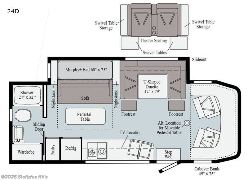 2021 Winnebago View 24D - Used Class C For Sale by Stoltzfus RV's in Adamstown, Pennsylvania features Slideout