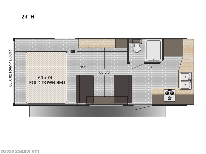 2026 Sunset Park RV Sun Lite 24TH - New Toy Hauler For Sale by Stoltzfus RV's in Adamstown, Pennsylvania