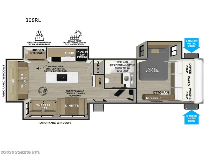 2026 Forest River Salem Hemisphere 308RL - New Travel Trailer For Sale by Stoltzfus RV's in Adamstown, Pennsylvania features Slideout