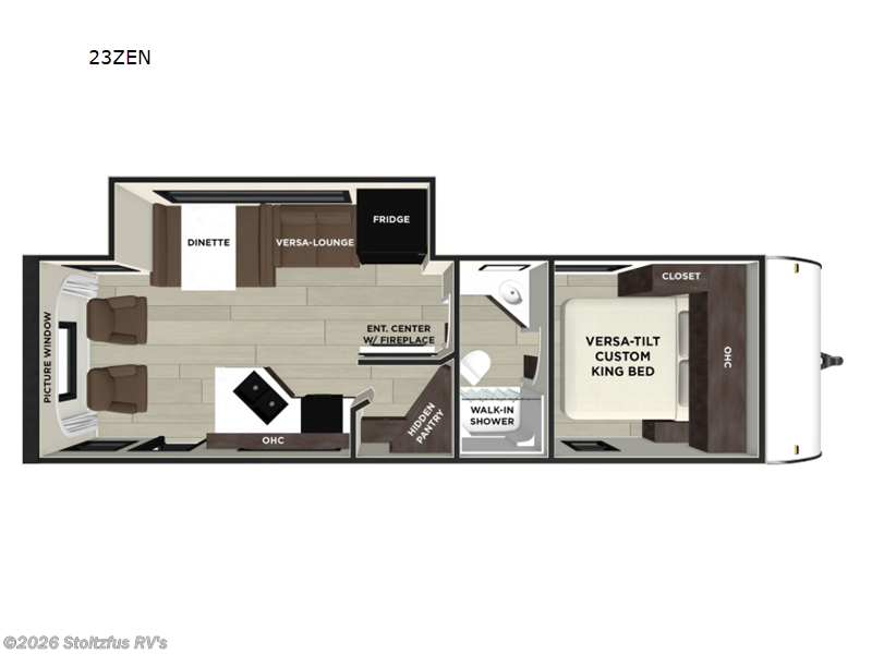 2026 Forest River Salem Cruise Lite 23ZEN - New Travel Trailer For Sale by Stoltzfus RV's in Adamstown, Pennsylvania features Slideout