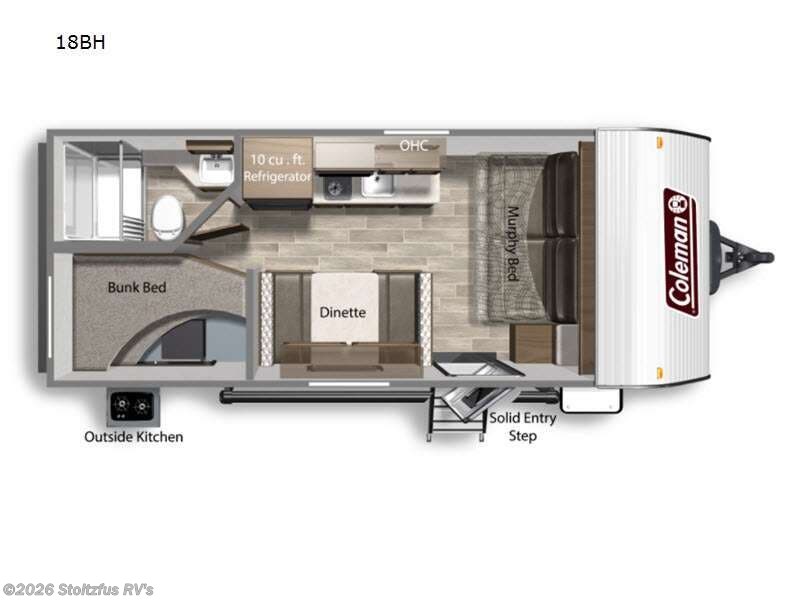 2021 Coleman Lantern LT Series 18BH - Used Travel Trailer For Sale by Stoltzfus RV's in Adamstown, Pennsylvania