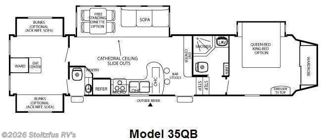 2011 Forest River Cedar Creek Silverback 35QB4 - Used Fifth Wheel For Sale by Stoltzfus RV's in Adamstown, Pennsylvania features Slideout