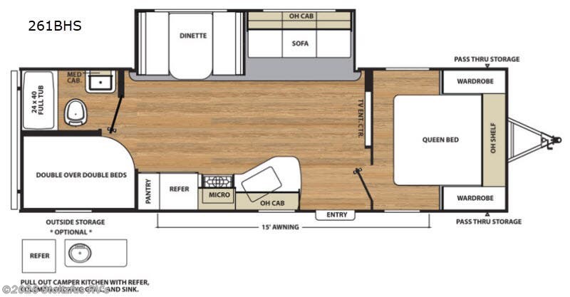 2018 Coachmen Catalina SBX 261BHS - Used Travel Trailer For Sale by Stoltzfus RV's in Adamstown, Pennsylvania features Slideout