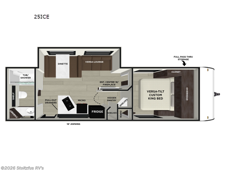 2027 Forest River Salem 25ICE - New Travel Trailer For Sale by Stoltzfus RV's in Adamstown, Pennsylvania features Slideout