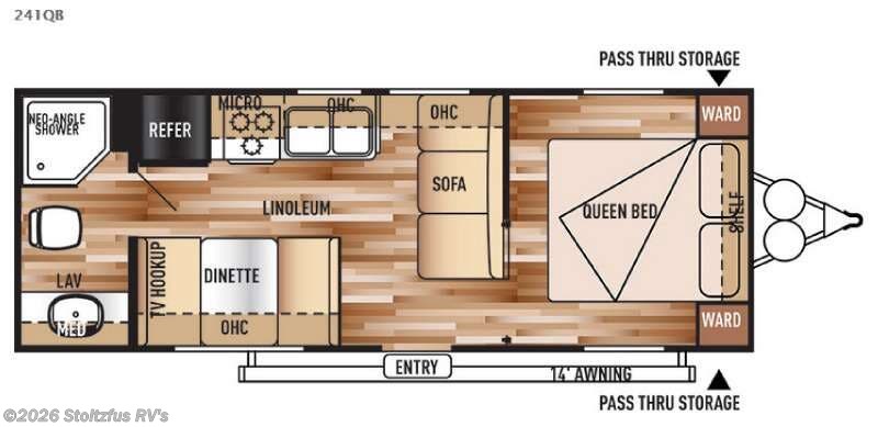 2015 Forest River Salem Cruise Lite 241QB - Used Travel Trailer For Sale by Stoltzfus RV's in Adamstown, Pennsylvania