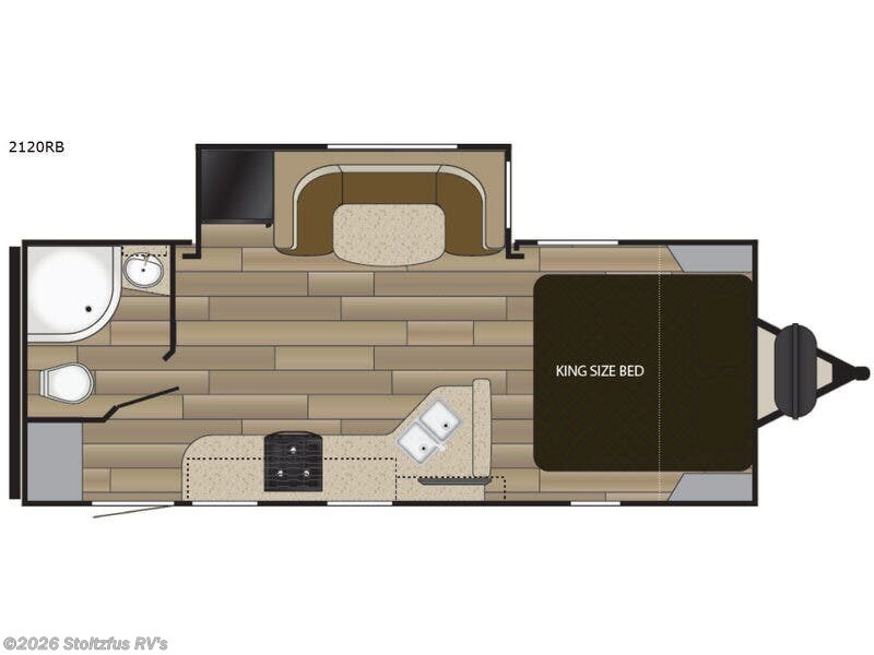 2018 Cruiser RV MPG 2120RB - Used Travel Trailer For Sale by Stoltzfus RV's in Adamstown, Pennsylvania features Slideout