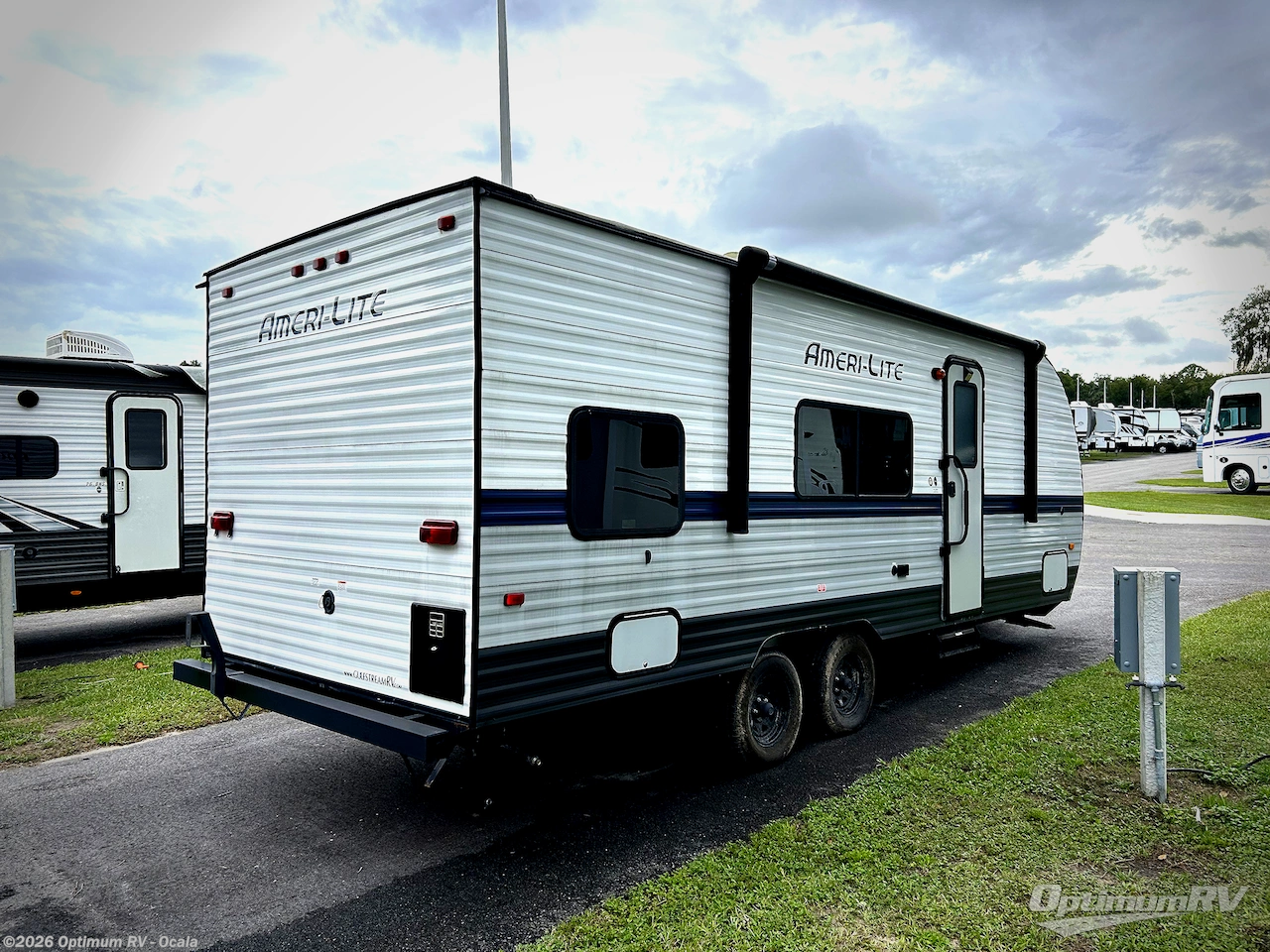 2022 Gulf Stream Ameri-Lite Ultra Lite 248BH - Used Travel Trailer For Sale by Optimum RV - Ocala in Ocala, Florida features Awning