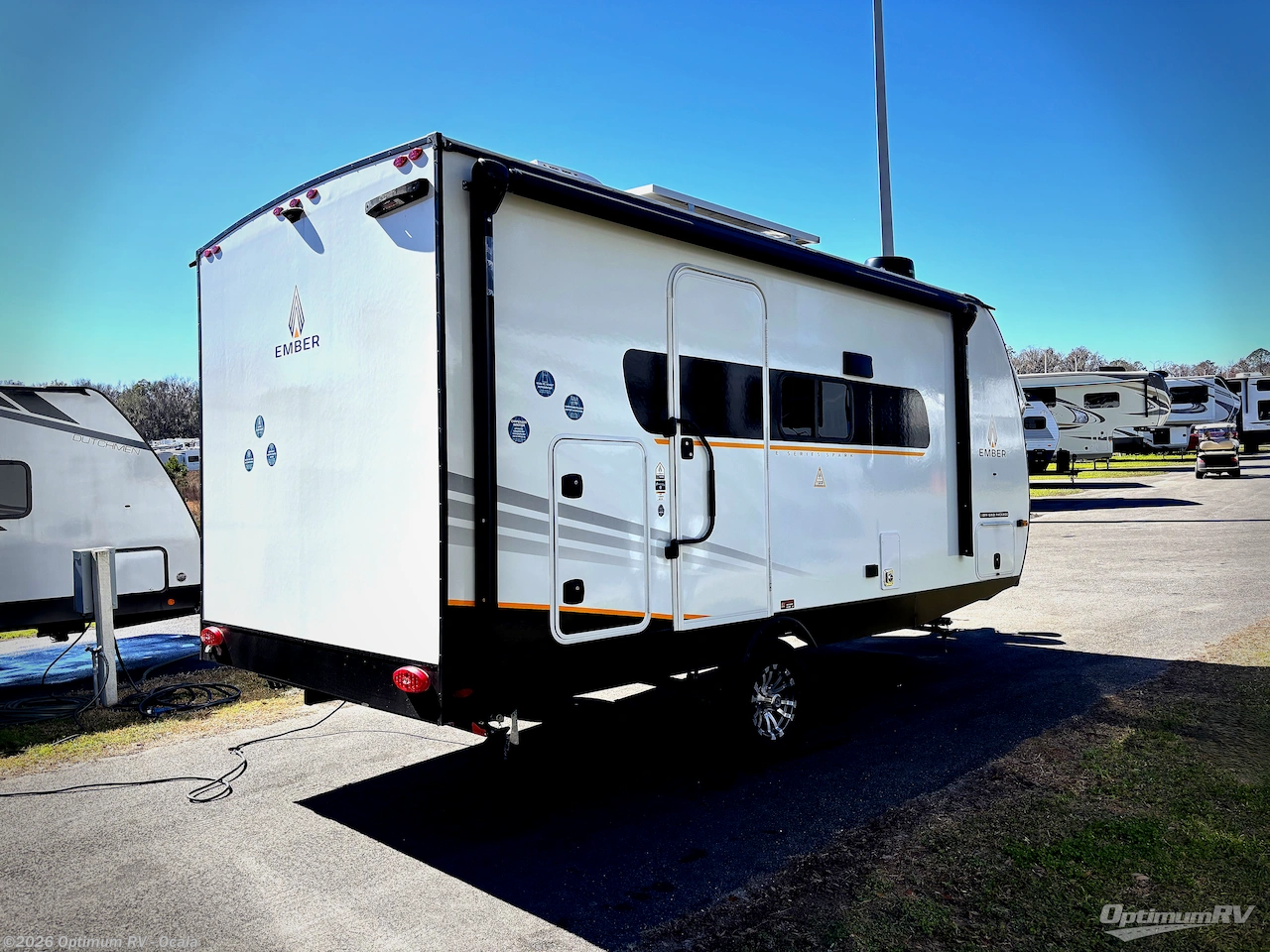 2025 Ember RV E-Series 18RBE - New Travel Trailer For Sale by Optimum RV - Ocala in Ocala, Florida features Slideout, Awning