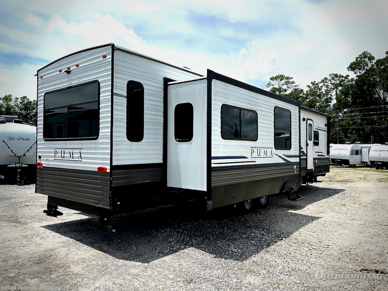 2023 Palomino Puma Destination 38RLQ - Used Destination Trailer For Sale by Optimum RV - Ocala in Ocala, Florida features Slideout