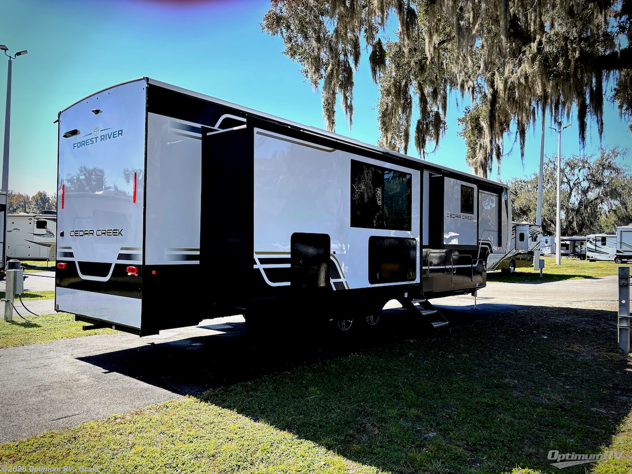 2026 Forest River Cedar Creek 385RK - New Fifth Wheel For Sale by Optimum RV - Ocala in Ocala, Florida features Awning, Slideout