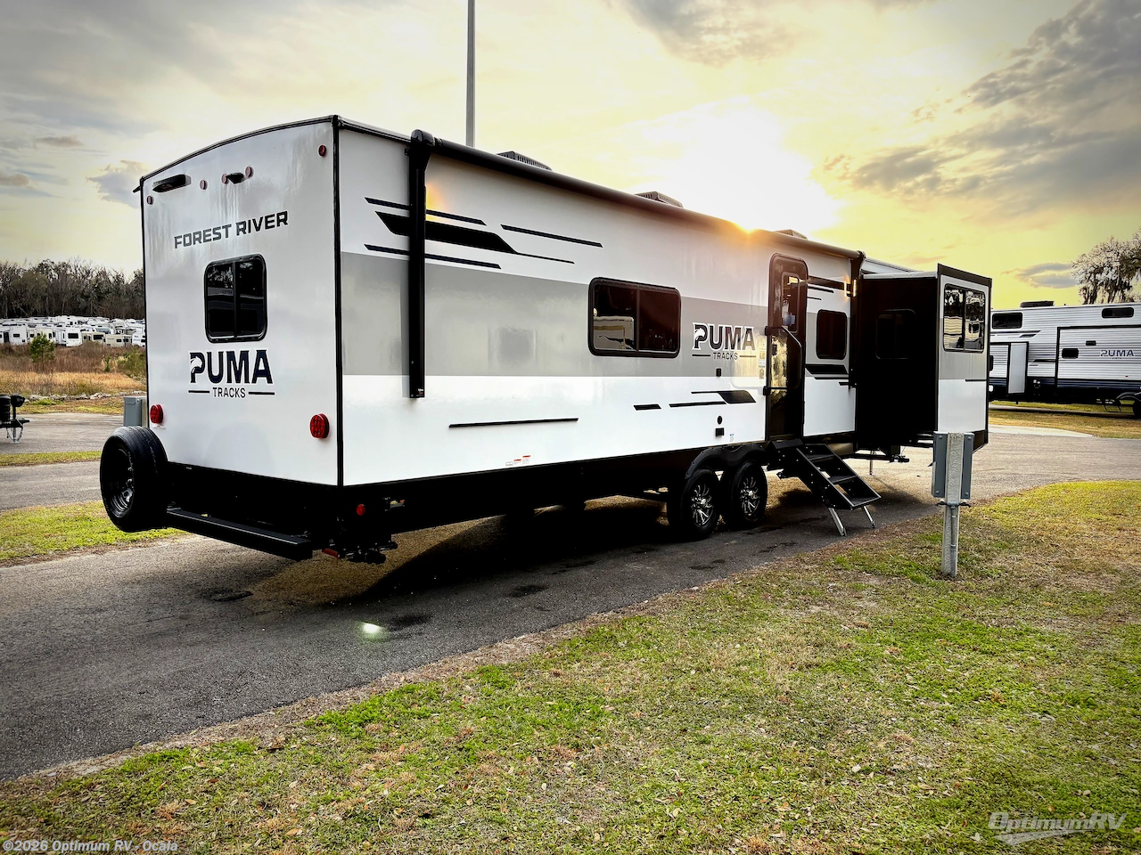 2026 Forest River Puma Tracks 3300FLBS - New Travel Trailer For Sale by Optimum RV - Ocala in Ocala, Florida features Awning, Slideout