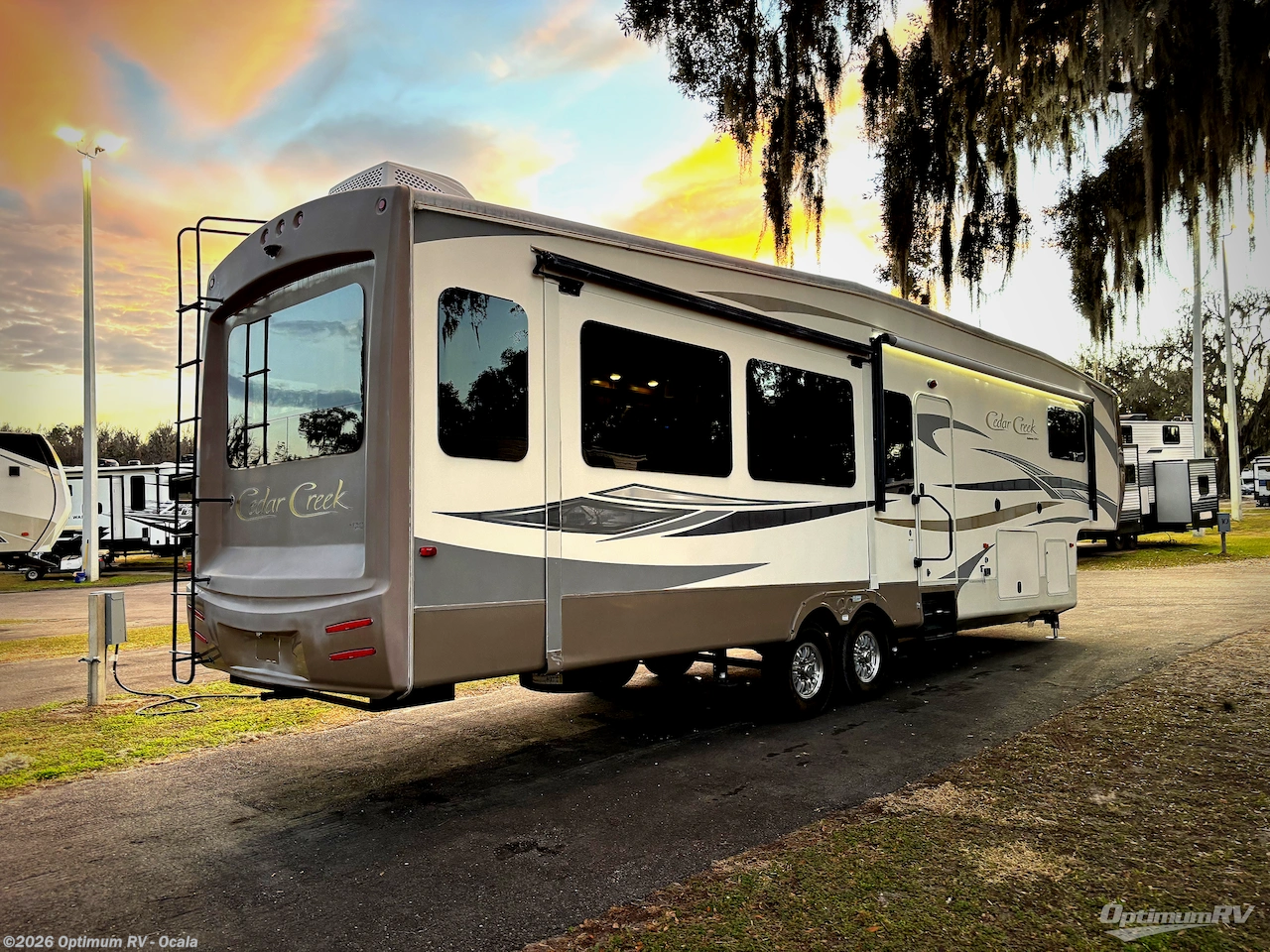2015 Forest River Cedar Creek 36CKTS - Used Fifth Wheel For Sale by Optimum RV - Ocala in Ocala, Florida features Slideout