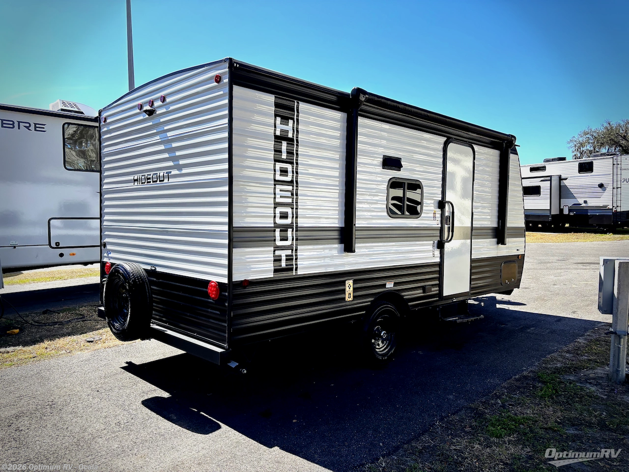 2024 Keystone Hideout Sport Single Axle 175BH - Used Travel Trailer For Sale by Optimum RV - Ocala in Ocala, Florida features Awning