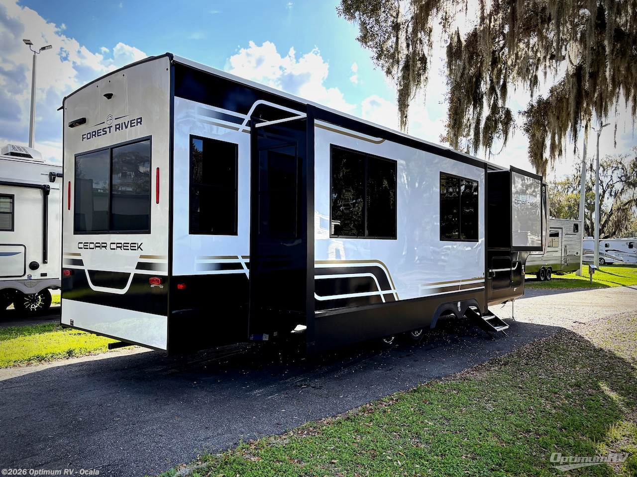 2026 Forest River Cedar Creek 383FB - New Fifth Wheel For Sale by Optimum RV - Ocala in Ocala, Florida features Awning, Slideout