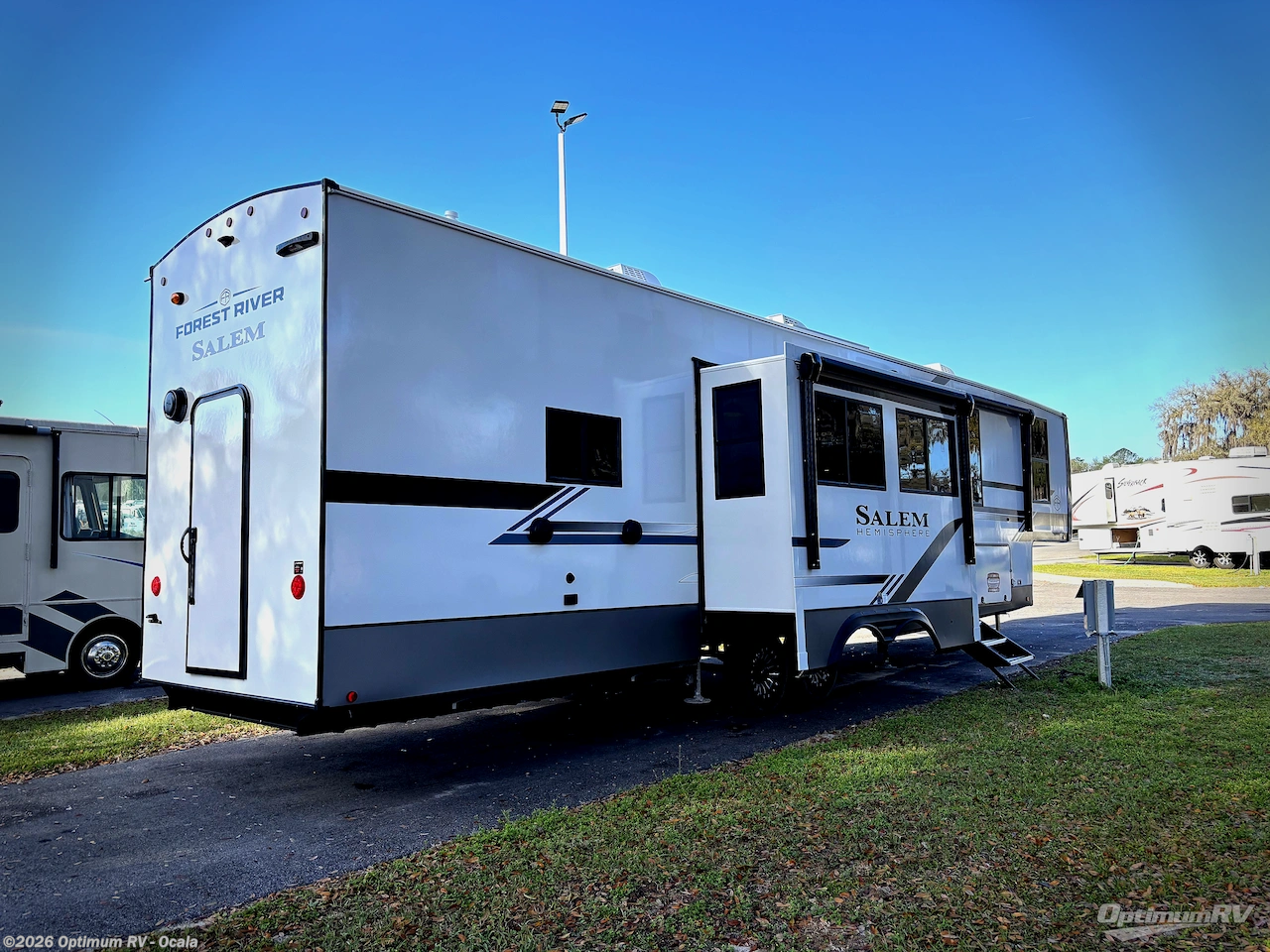 2026 Forest River Salem Hemisphere 376FAM - New Fifth Wheel For Sale by Optimum RV - Ocala in Ocala, Florida features Awning, Slideout