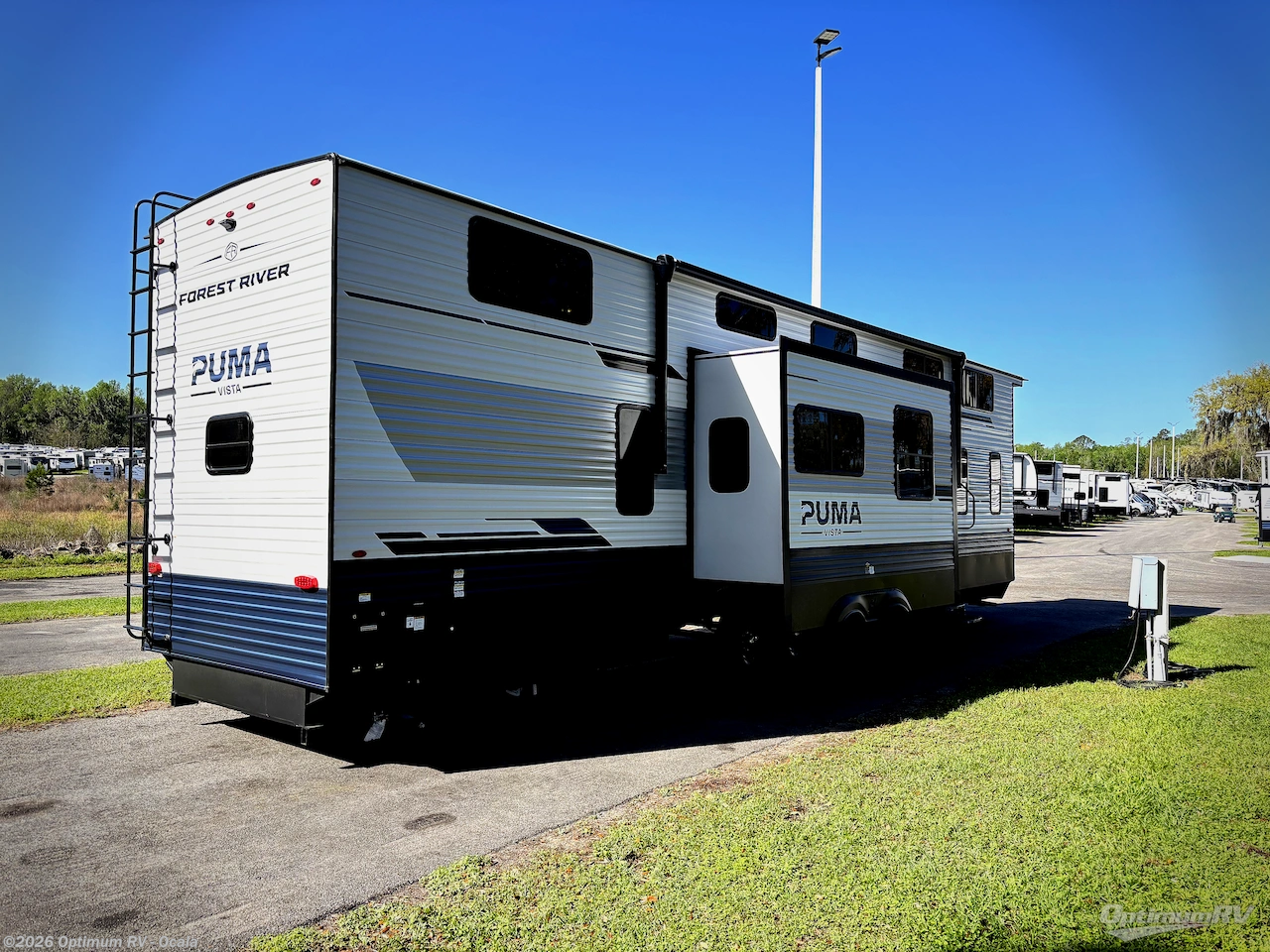 2026 Forest River Puma Vista 421LFT - New Destination Trailer For Sale by Optimum RV - Ocala in Ocala, Florida features Slideout, Awning