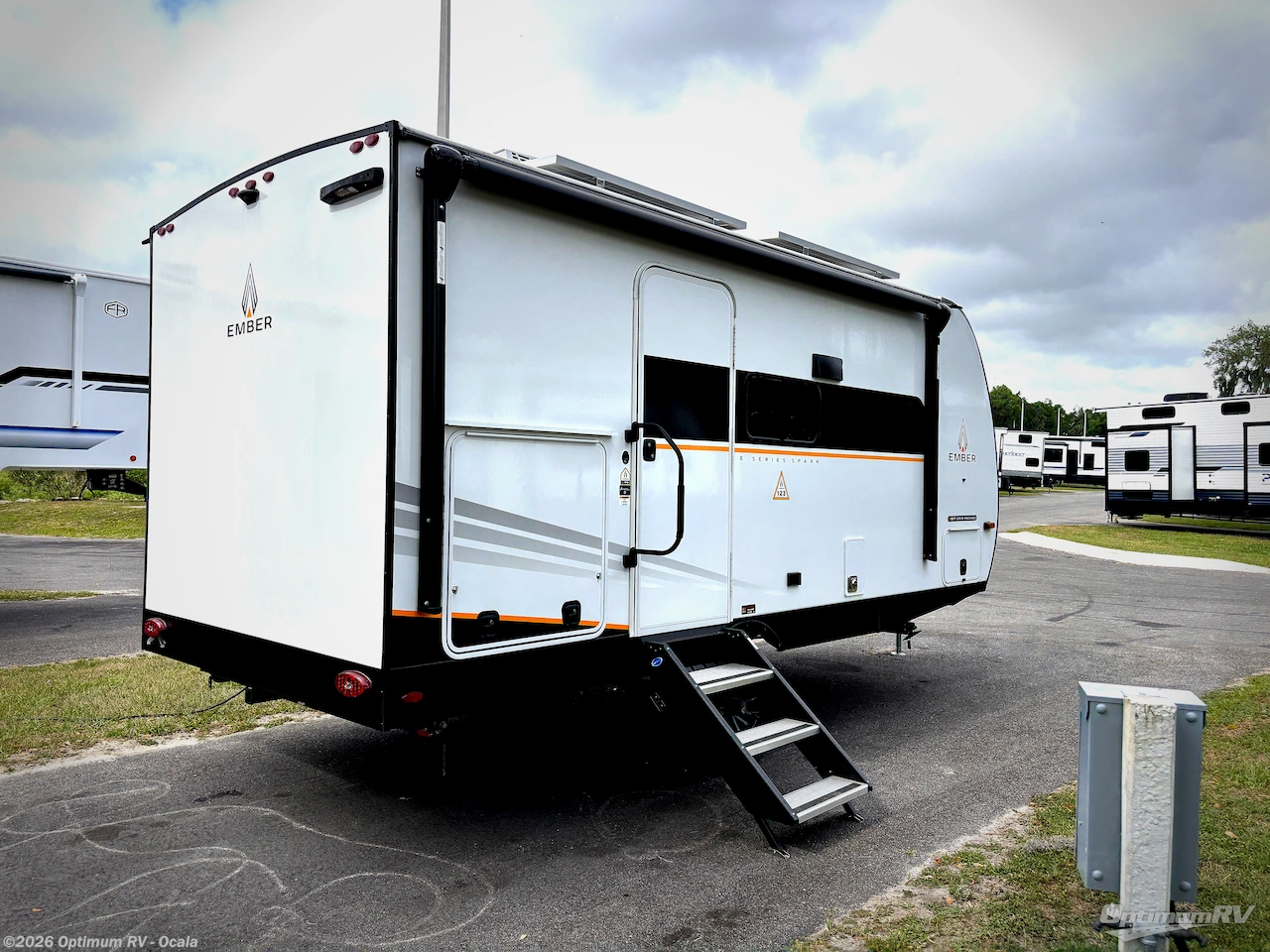 2026 Ember RV E-Series 18RBE - New Travel Trailer For Sale by Optimum RV - Ocala in Ocala, Florida features Slideout, Awning